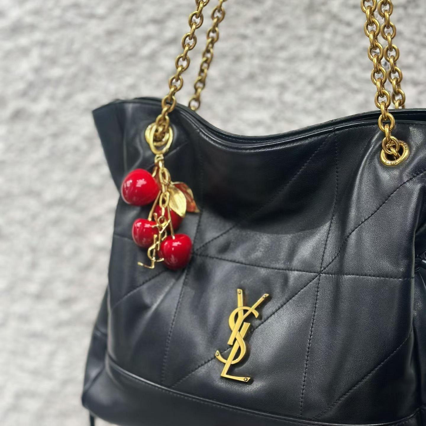 Saint Laurent CASSANDRE Cherry Bag Charm In Resin And Metal - DopestKickz