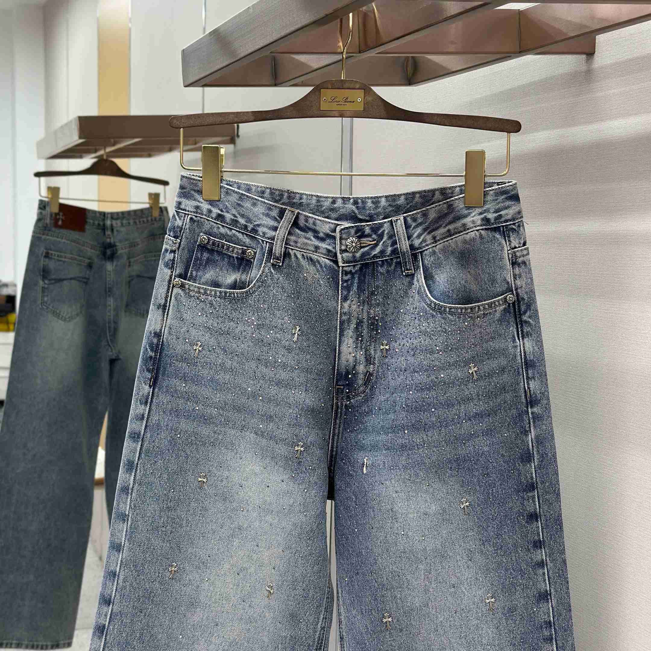 Chrome Hearts Jeans - DopestKickz