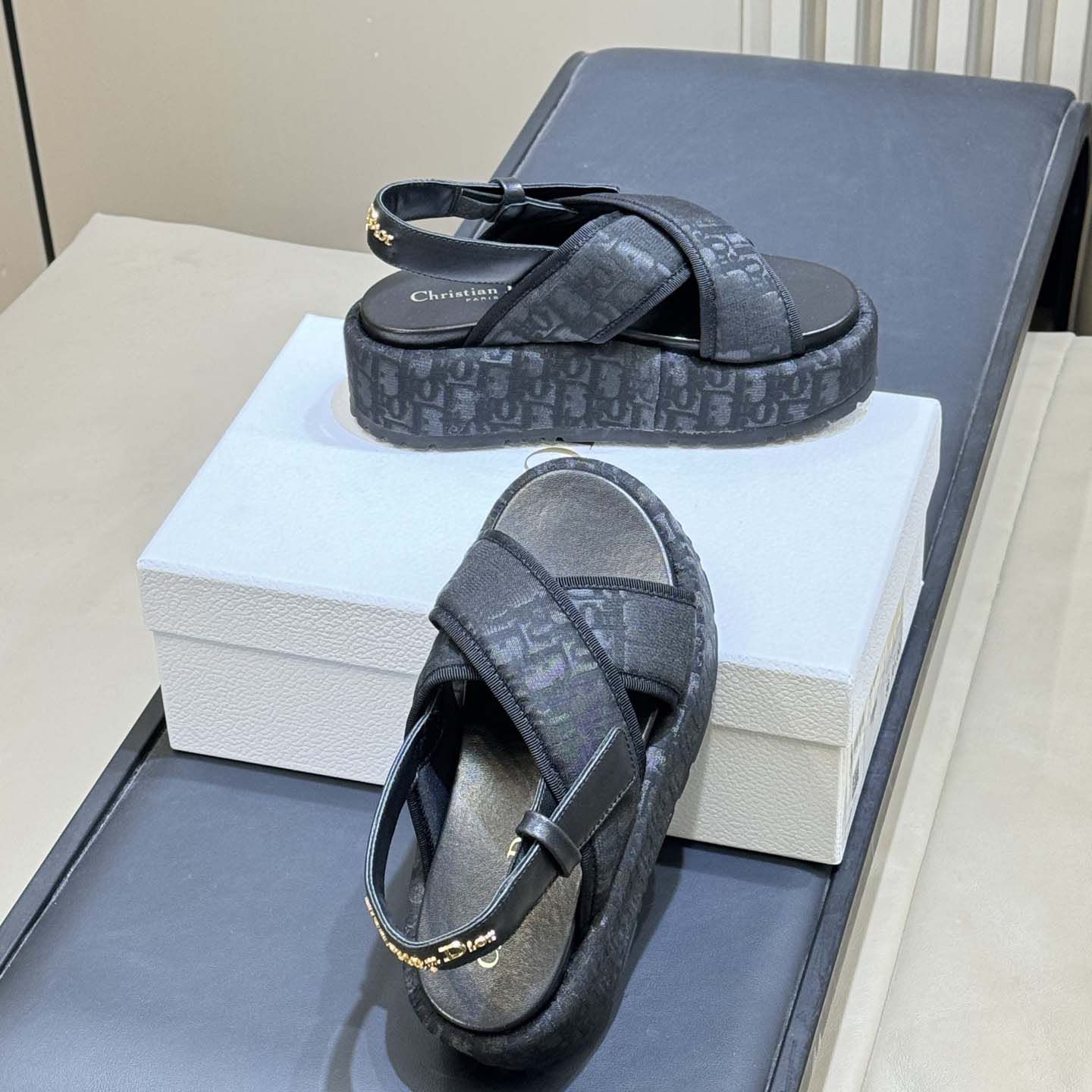 Dior D-Lane Platform Sandal  - DopestKickz