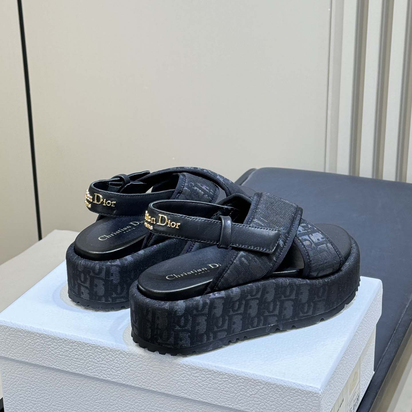 Dior D-Lane Platform Sandal  - DopestKickz