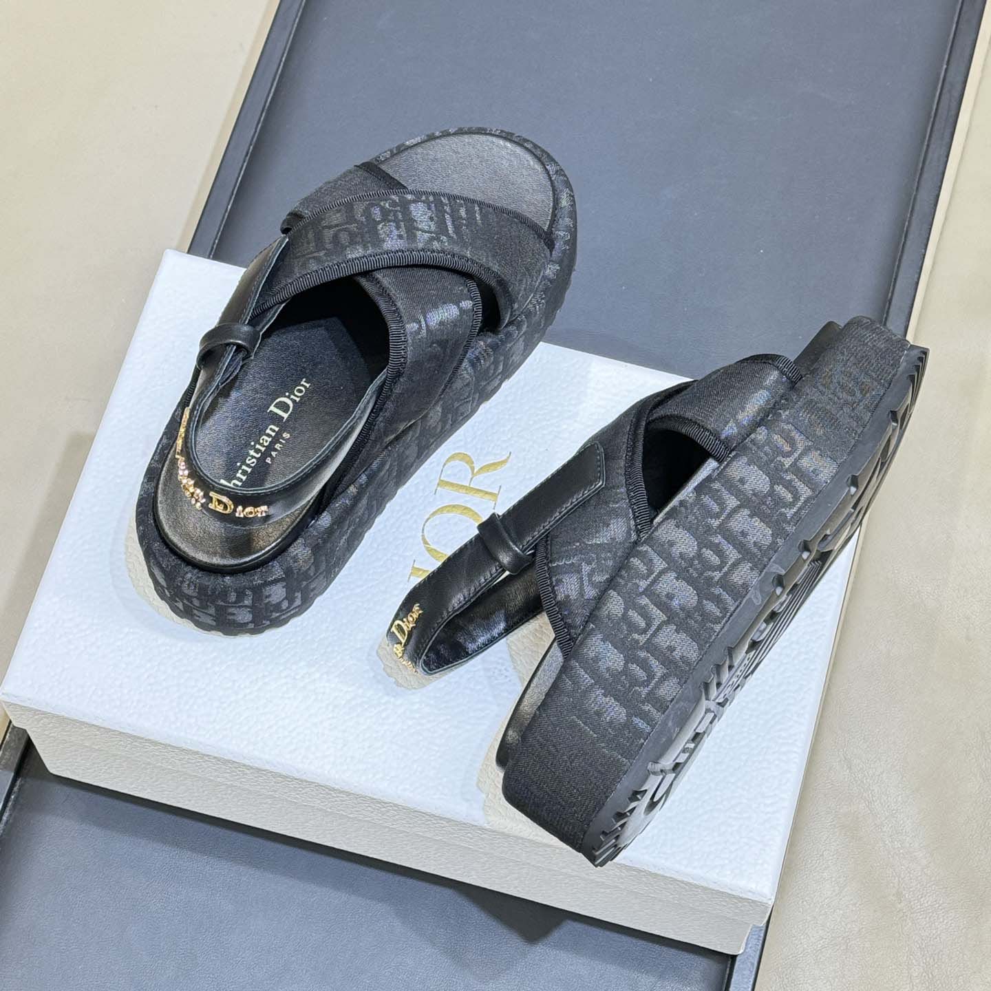 Dior D-Lane Platform Sandal  - DopestKickz