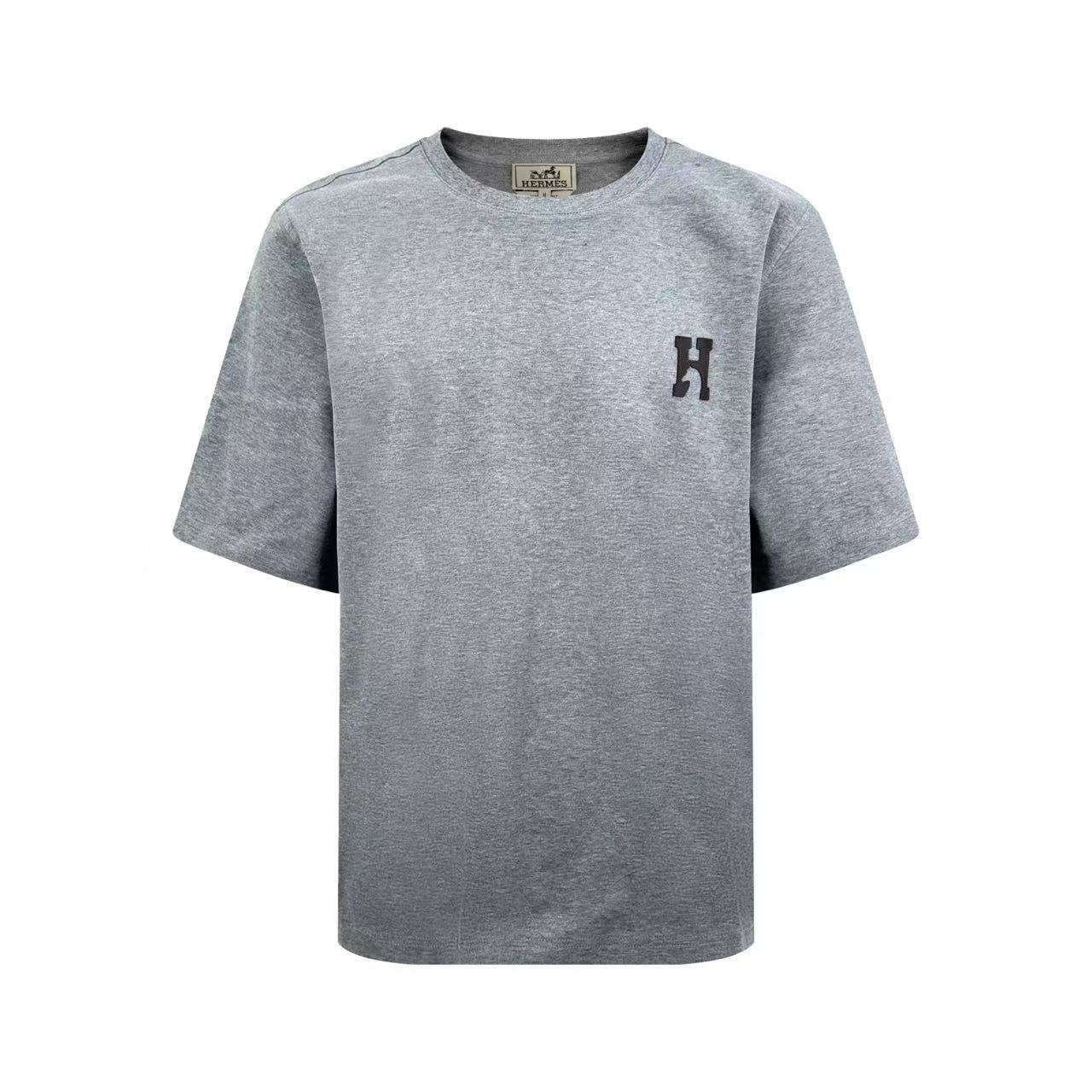 Hermes "H'Cheval" t-shirt with leather detail - DopestKickz