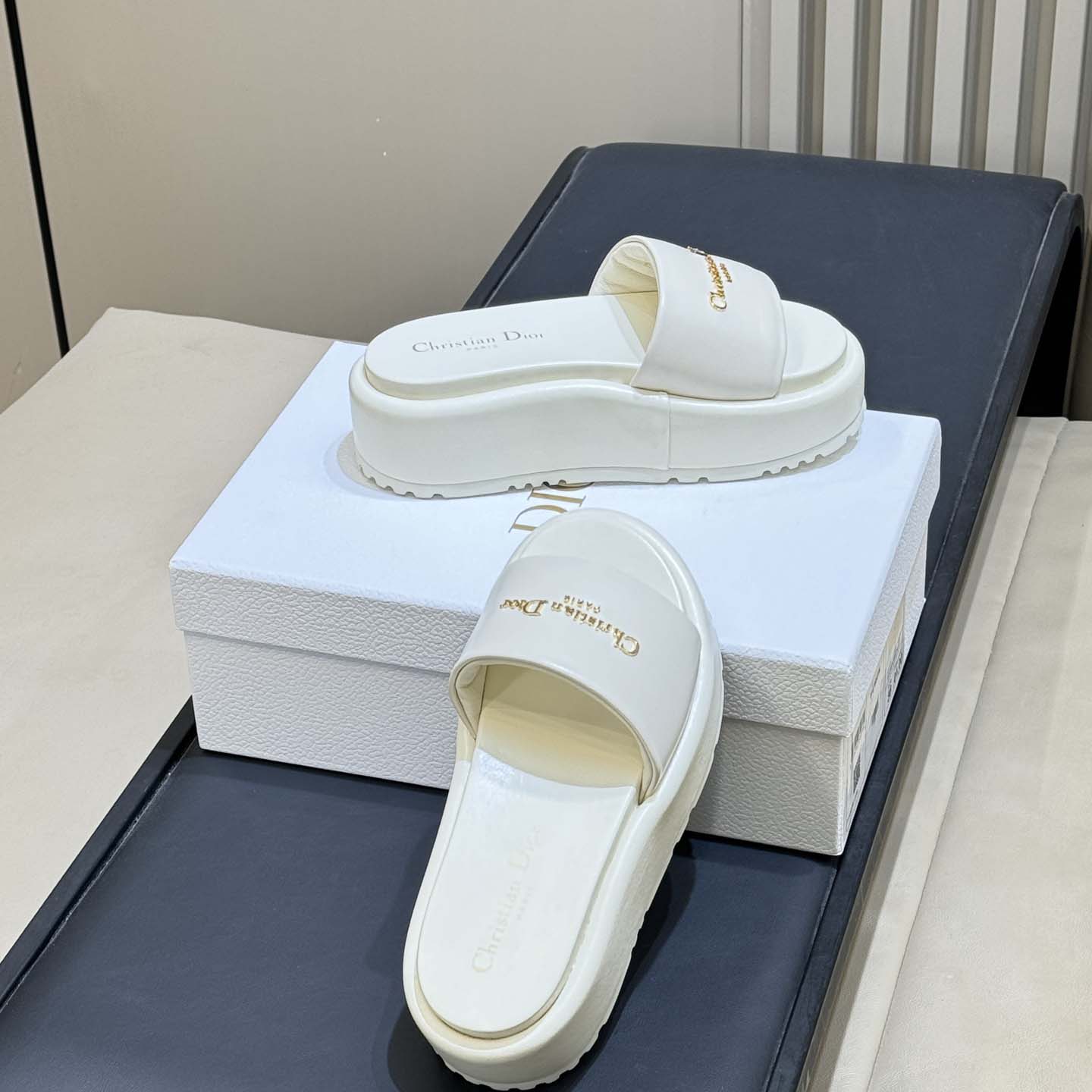 Dior D-Lane Platform Slide - DopestKickz