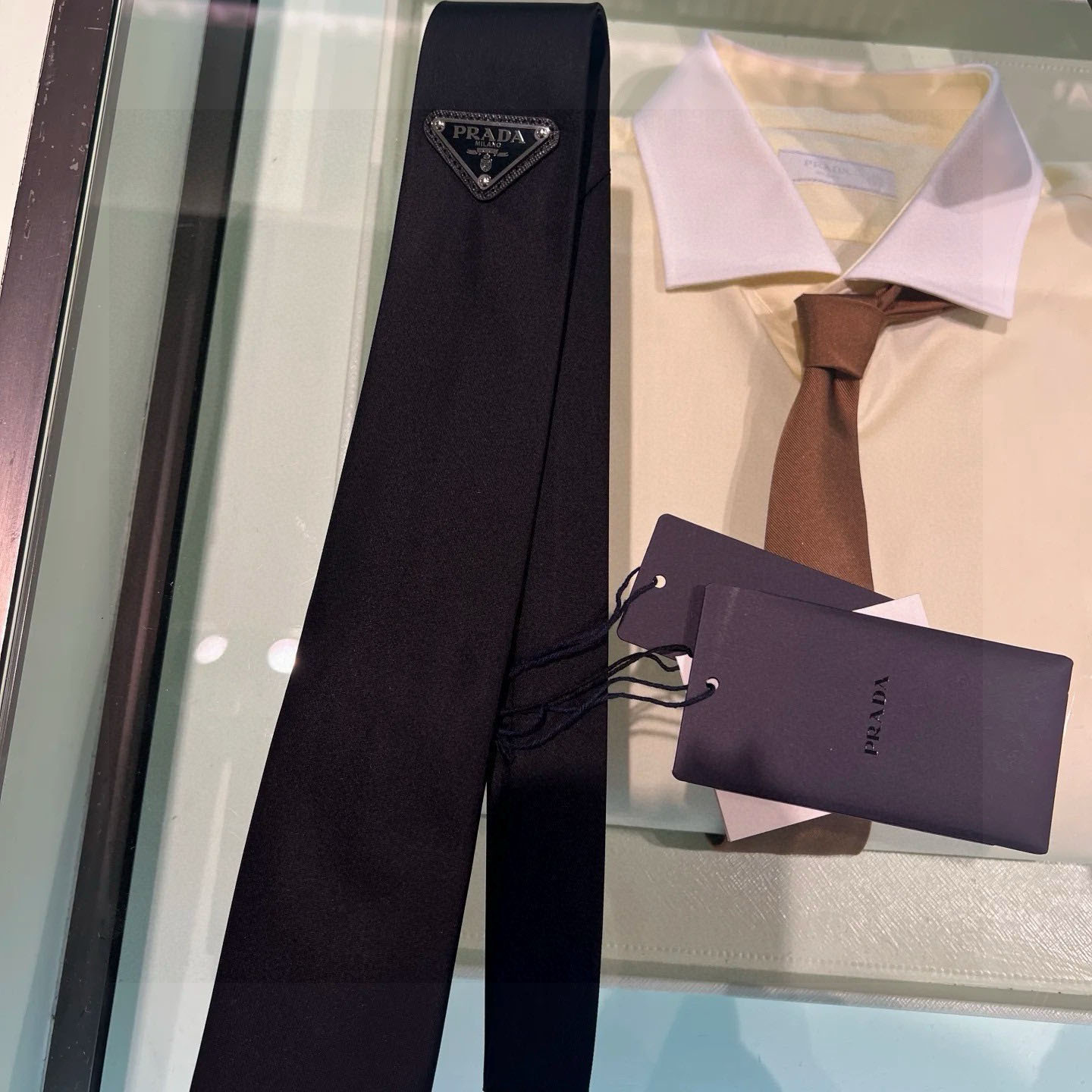 Prada Prada Logo Tie - DopestKickz