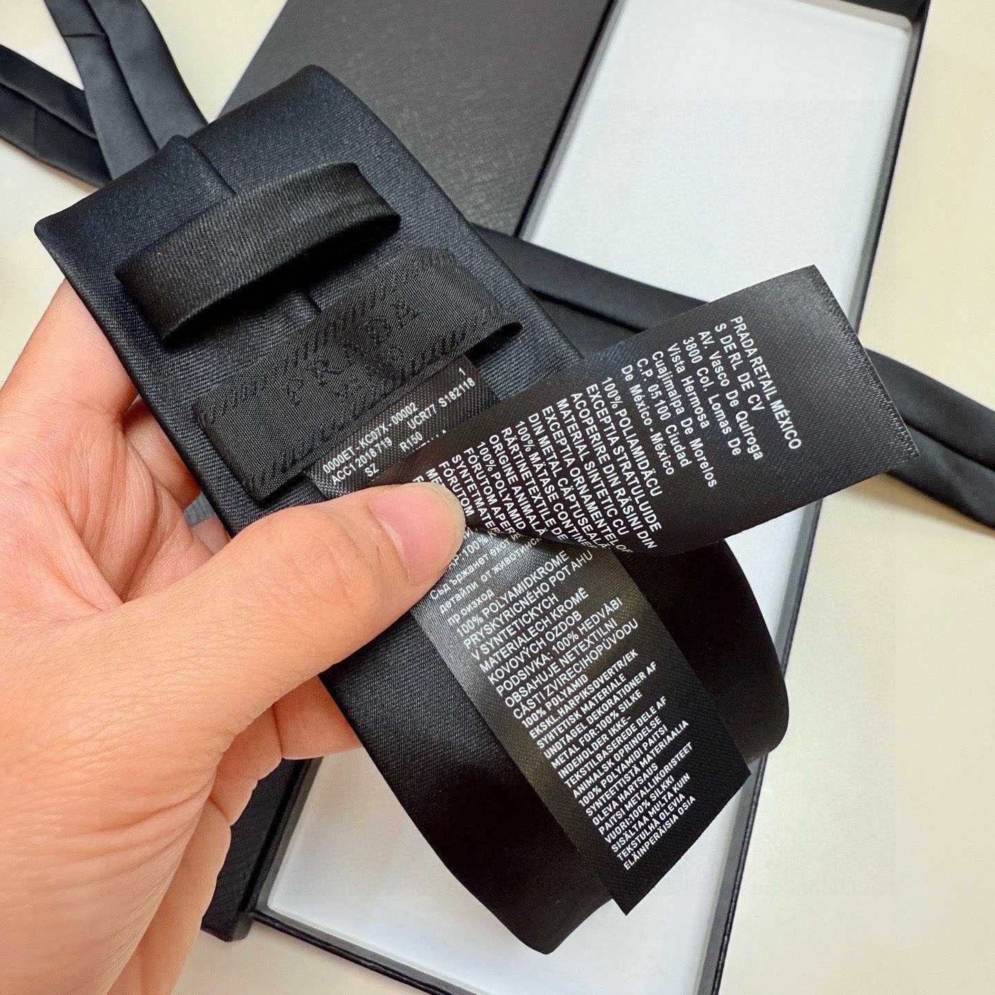 Prada Prada Logo Tie - DopestKickz