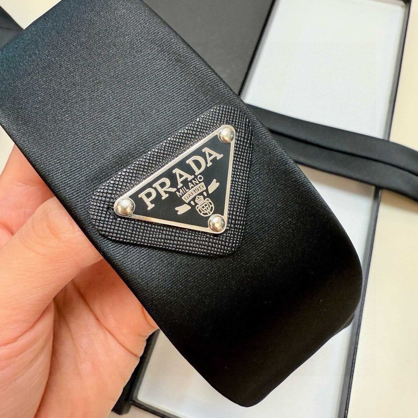 Prada Prada Logo Tie - DopestKickz