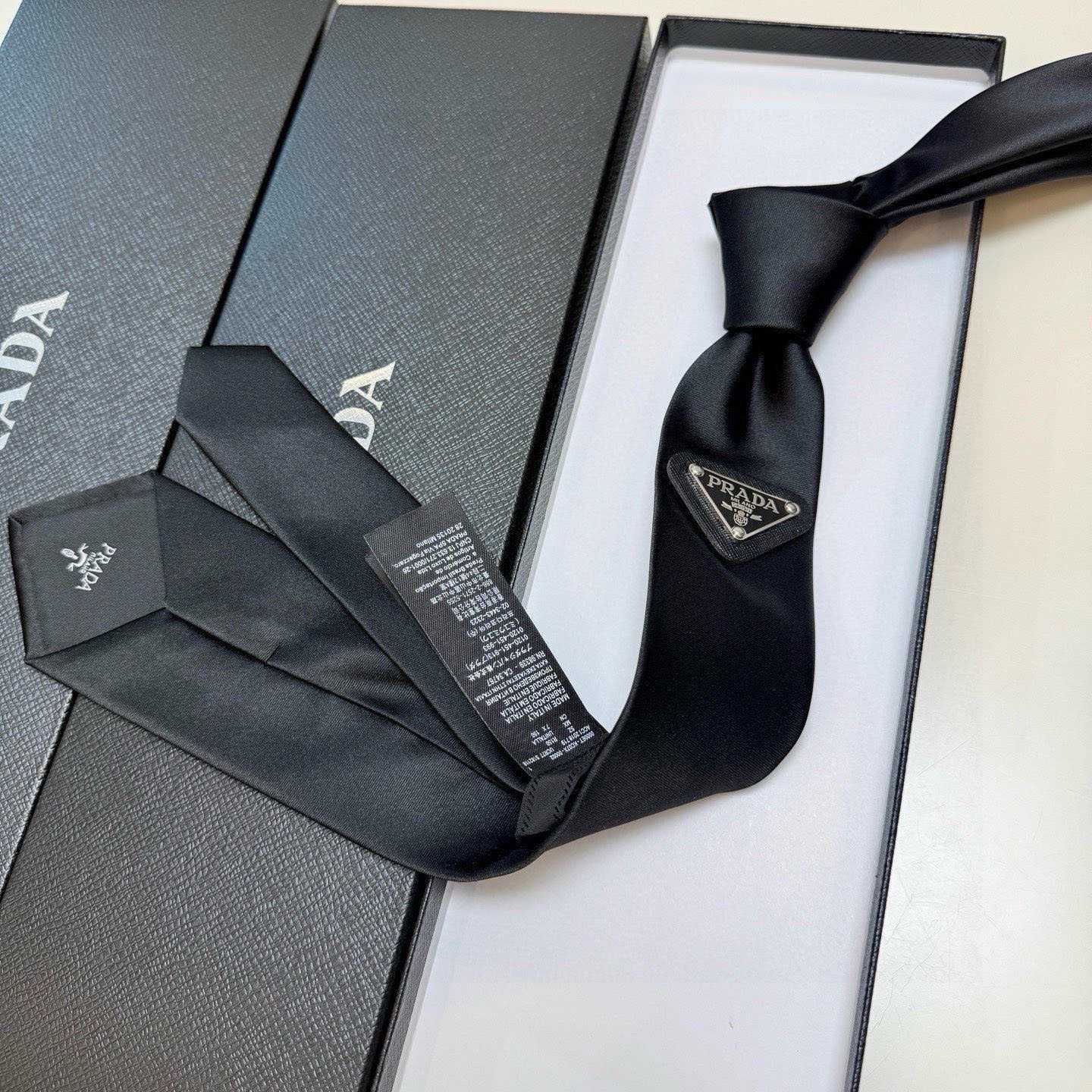 Prada Prada Logo Tie - DopestKickz