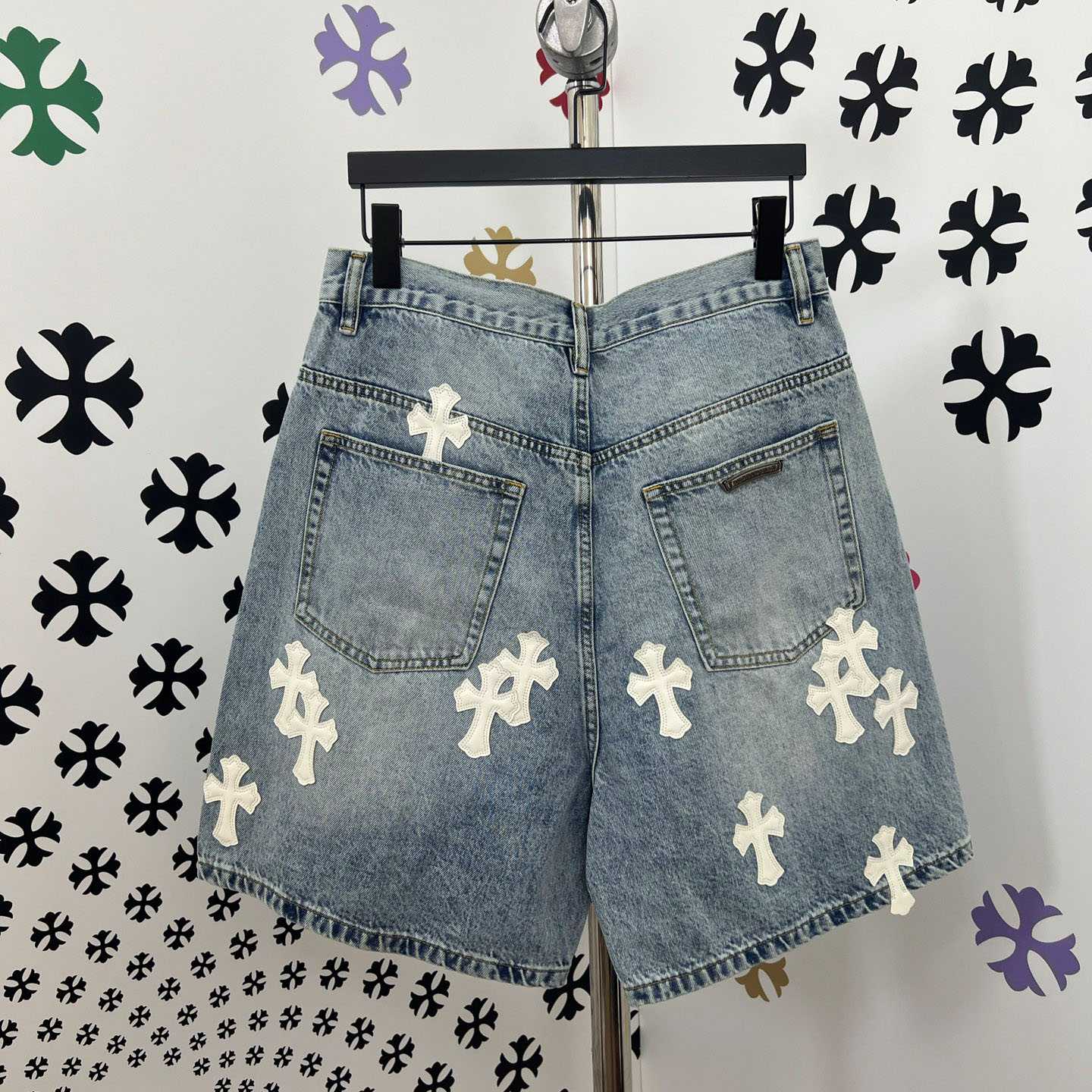 Chrome Hearts Denim Shorts - DopestKickz