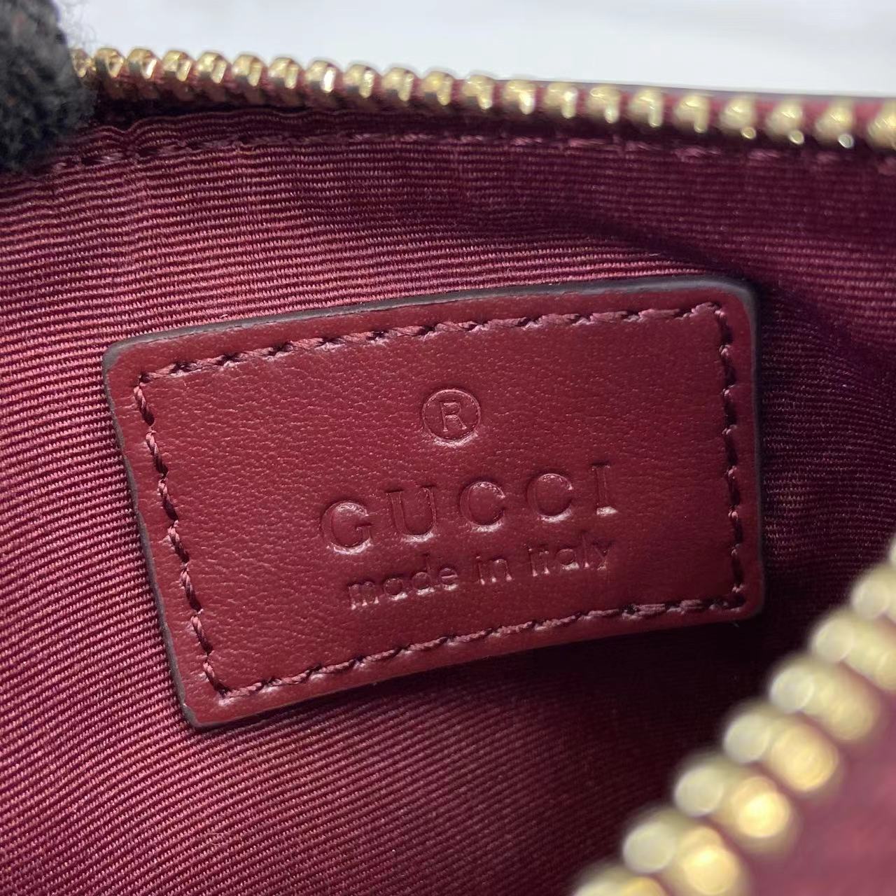 Gucci GG Marmont Zip Key Pouch - DopestKickz