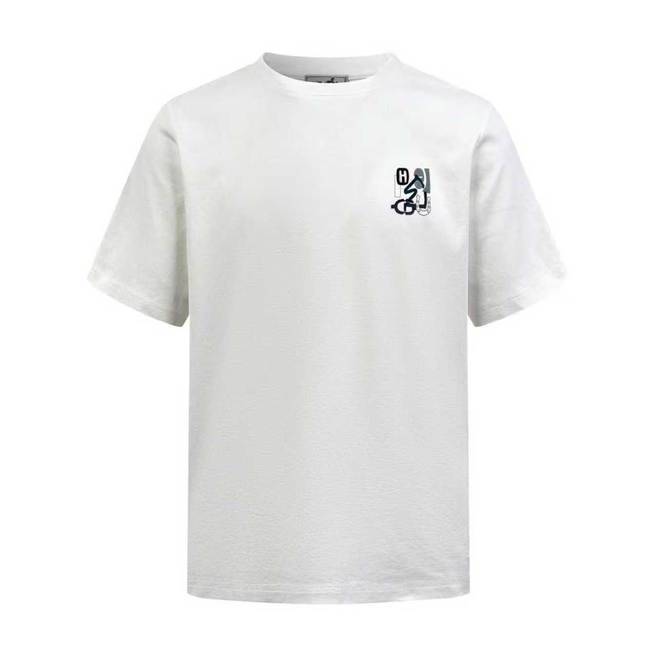 Hermes H Puzzle Leather Embroidery T-Shirt  - DopestKickz