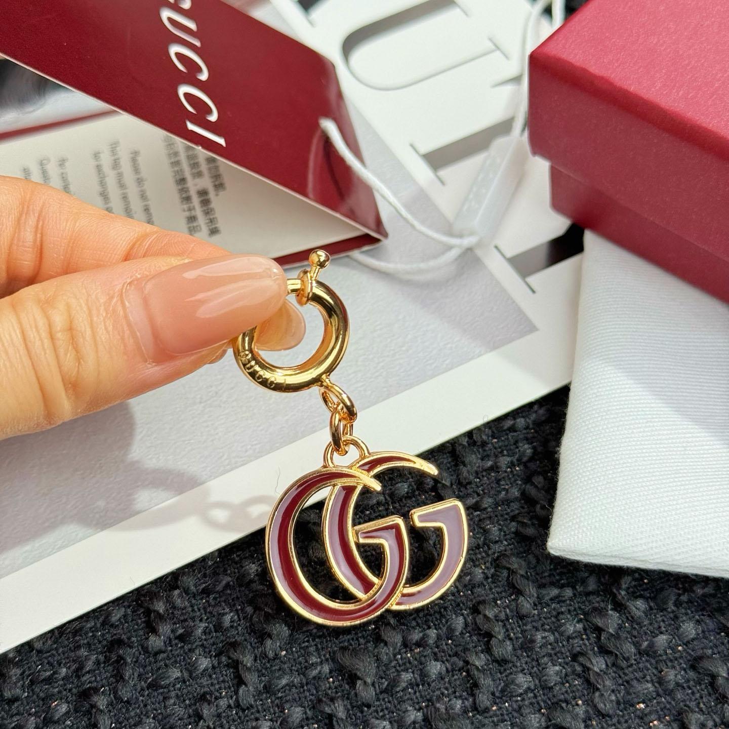Gucci Double G Bag Charm - DopestKickz