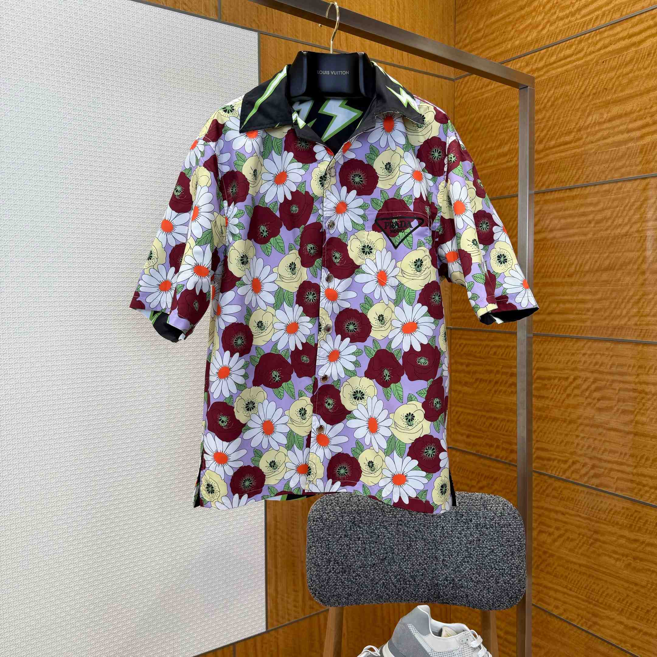 Prada Timecapsule Printed Cotton Shirt - DopestKickz