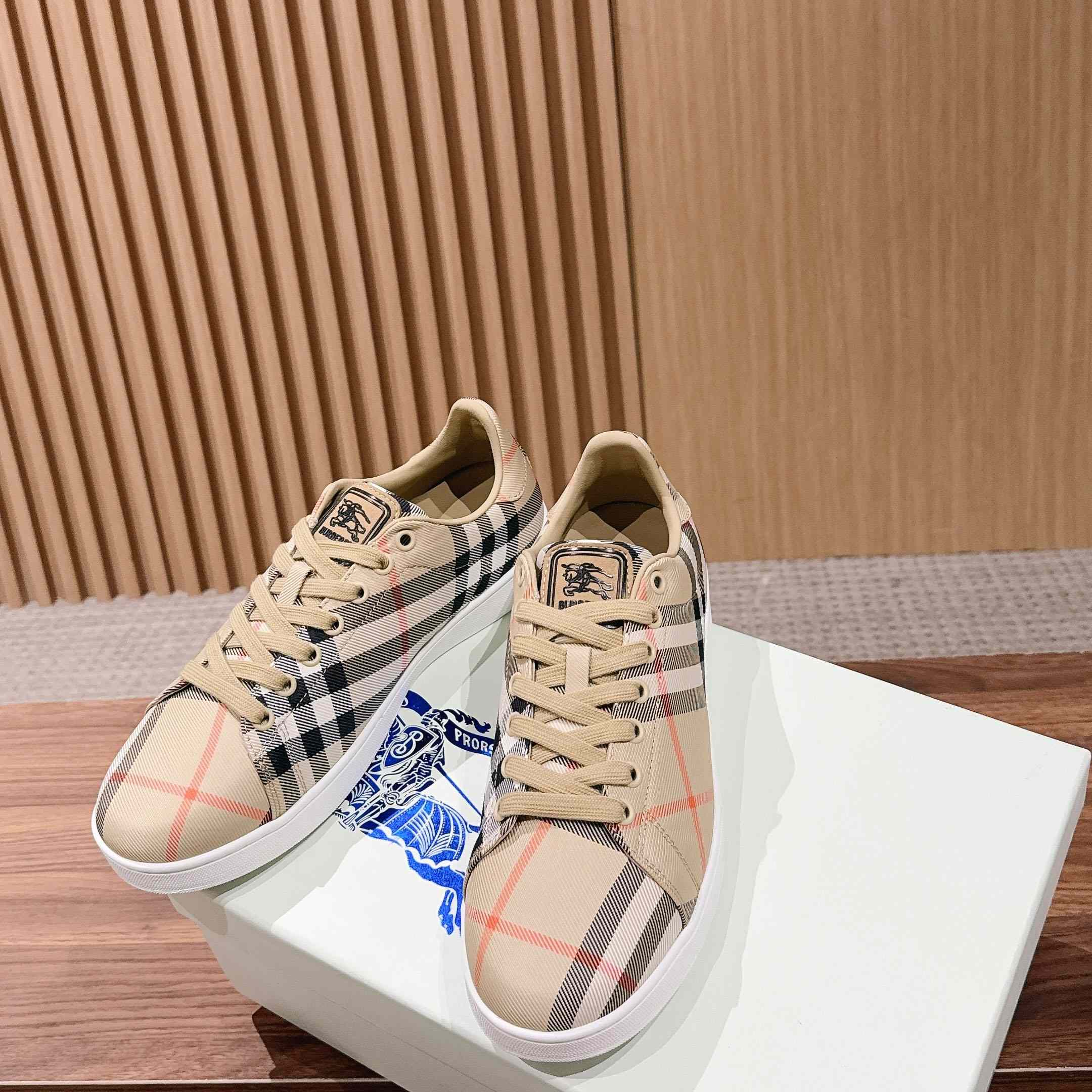 Burberry Check Set Sneakers - DopestKickz
