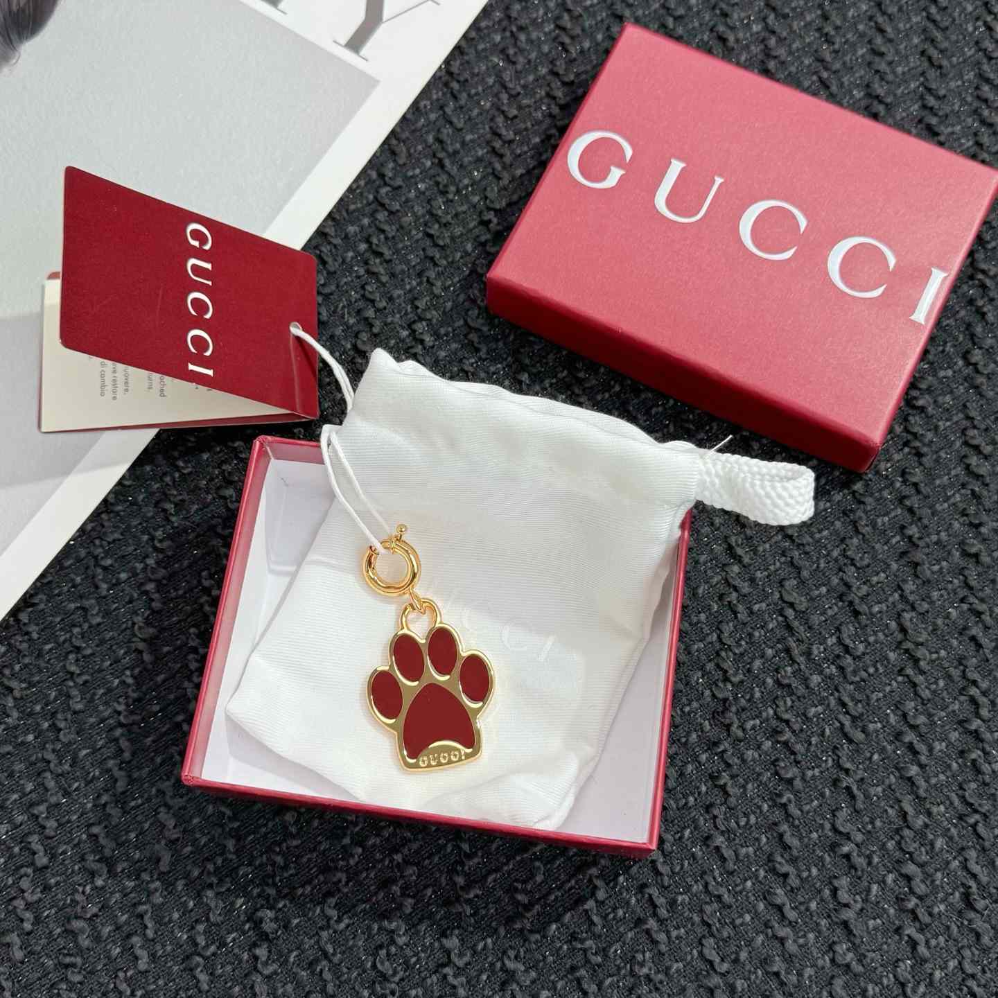 Gucci Paw-shaped Charm - DopestKickz