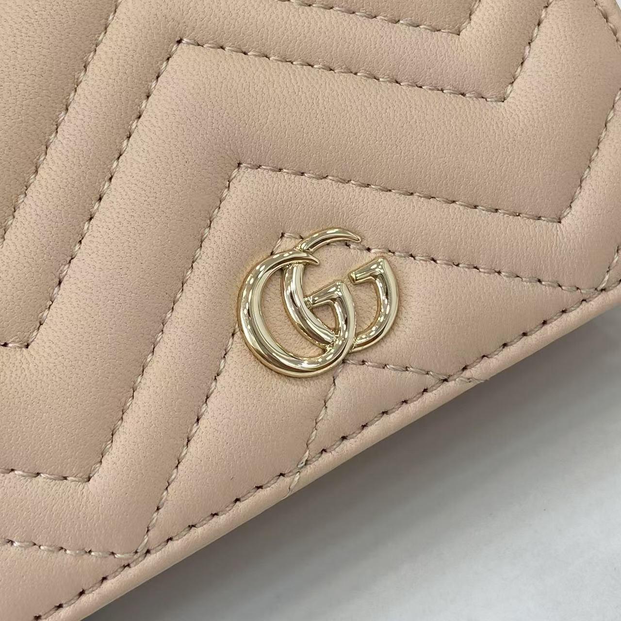 Gucci GG Marmont Card Case Wallet  466492 - DopestKickz