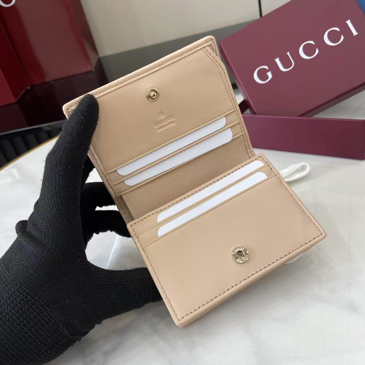 Gucci GG Marmont Card Case Wallet  466492 - DopestKickz