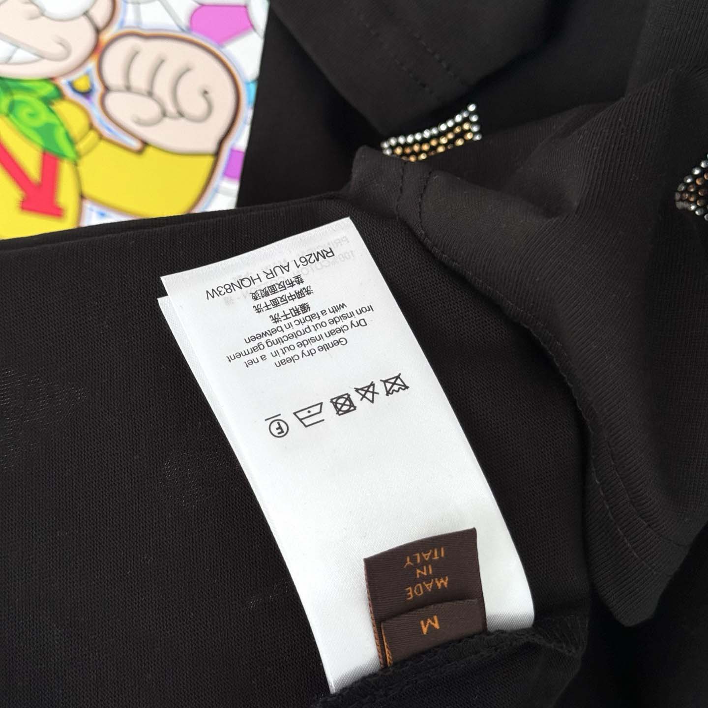  Louis Vuitton Embellished Short-Sleeved Crewneck   1AJR09 - DopestKickz