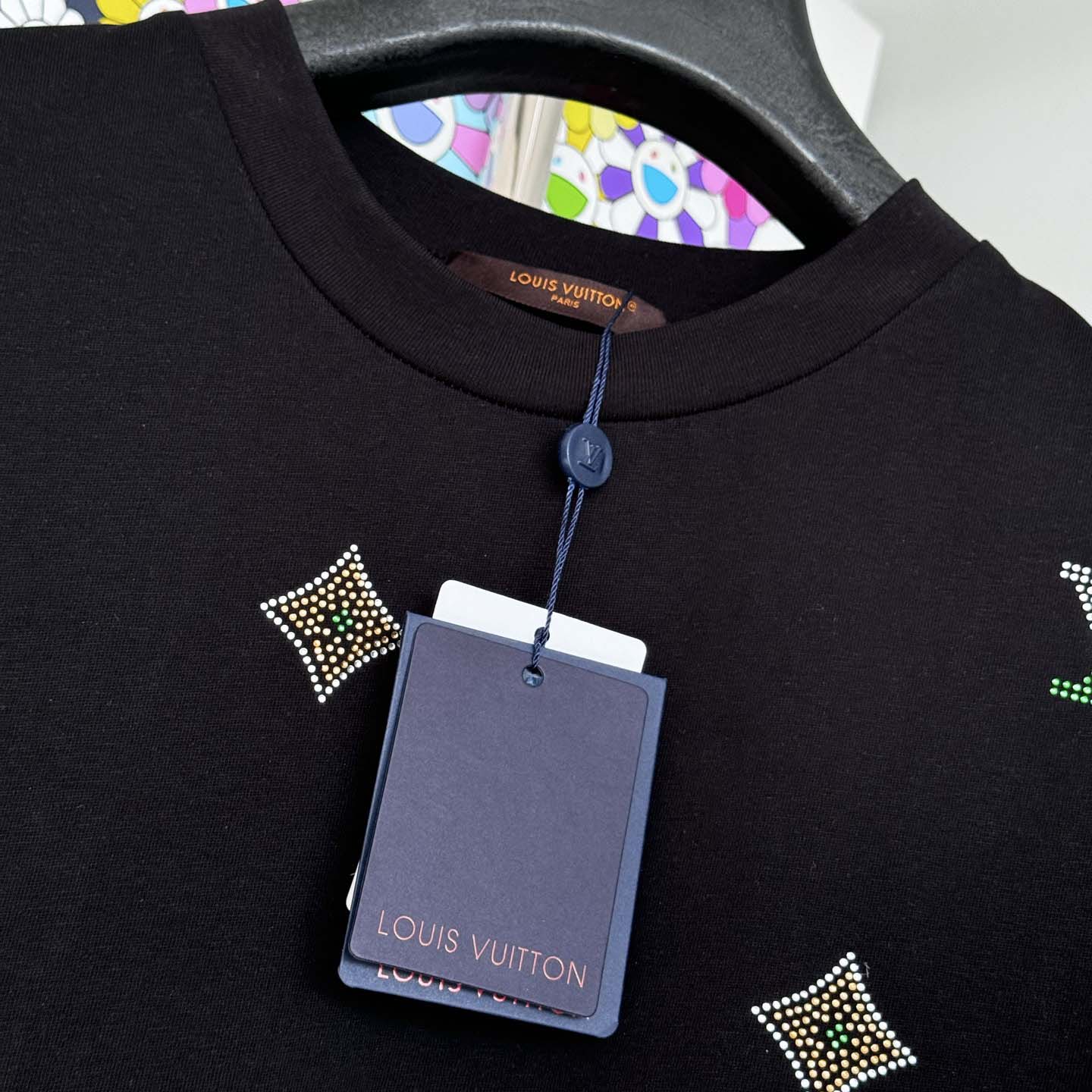  Louis Vuitton Embellished Short-Sleeved Crewneck   1AJR09 - DopestKickz