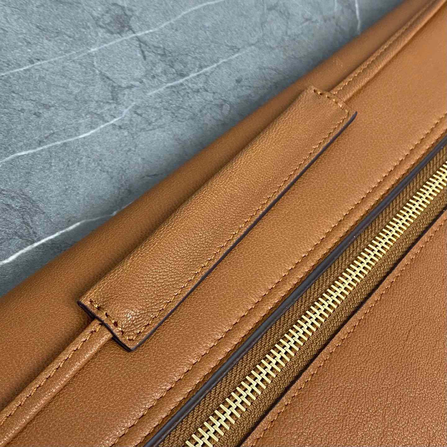 Celine HALFMOON SOFT TRIOMPHE BAG IN SUPPLE SHINY LAMBSKIN - DopestKickz