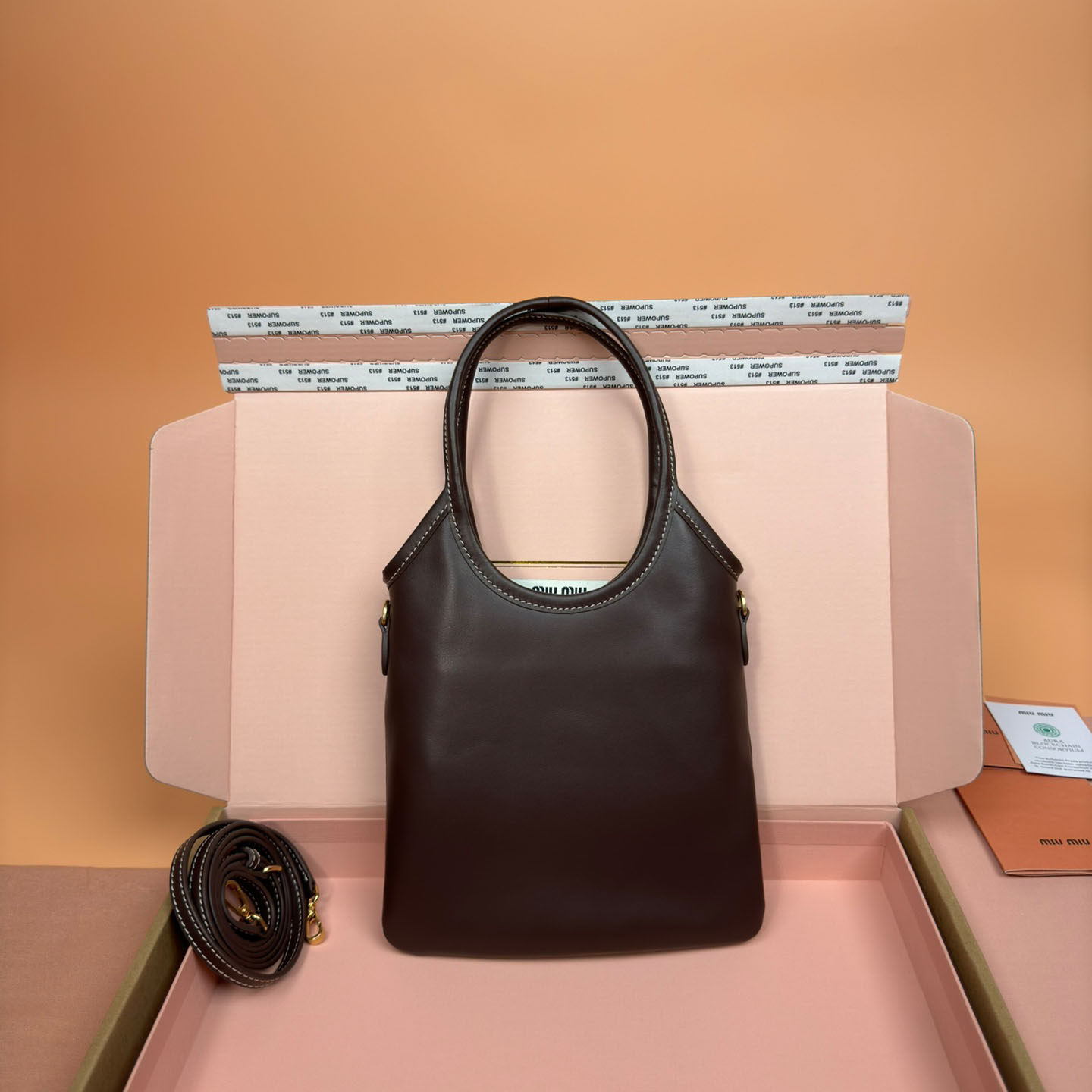 Miu Miu Ivy Leather Handbag - DopestKickz