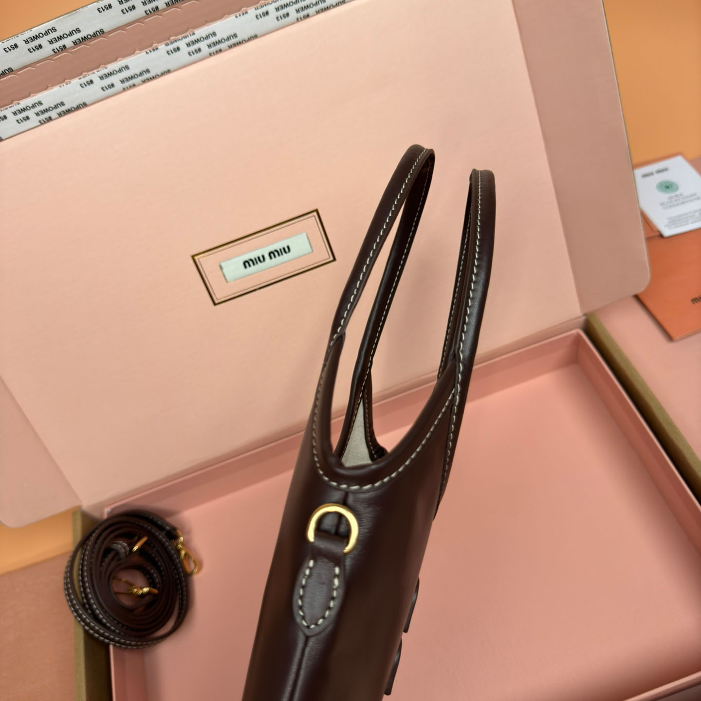 Miu Miu Ivy Leather Handbag - DopestKickz