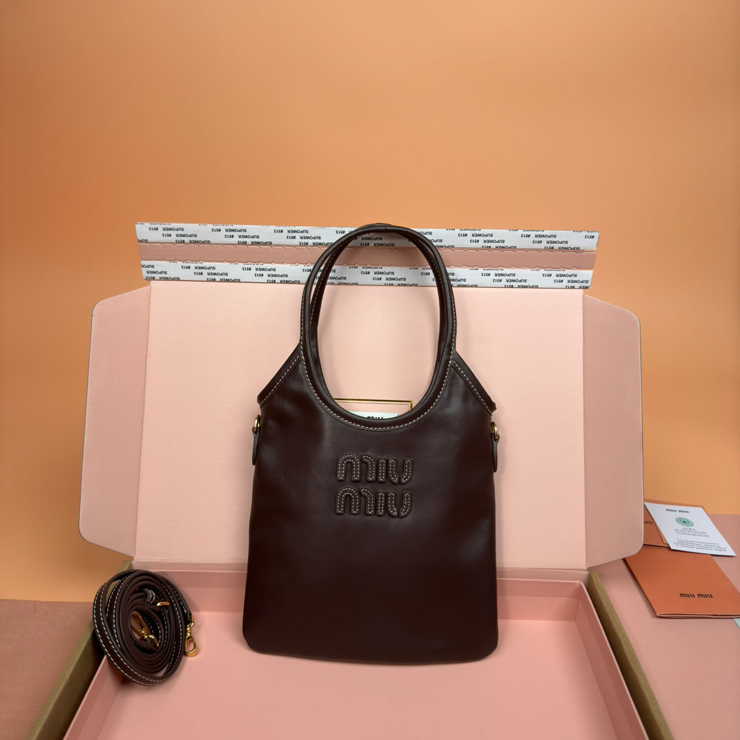 Miu Miu Ivy Leather Handbag - DopestKickz