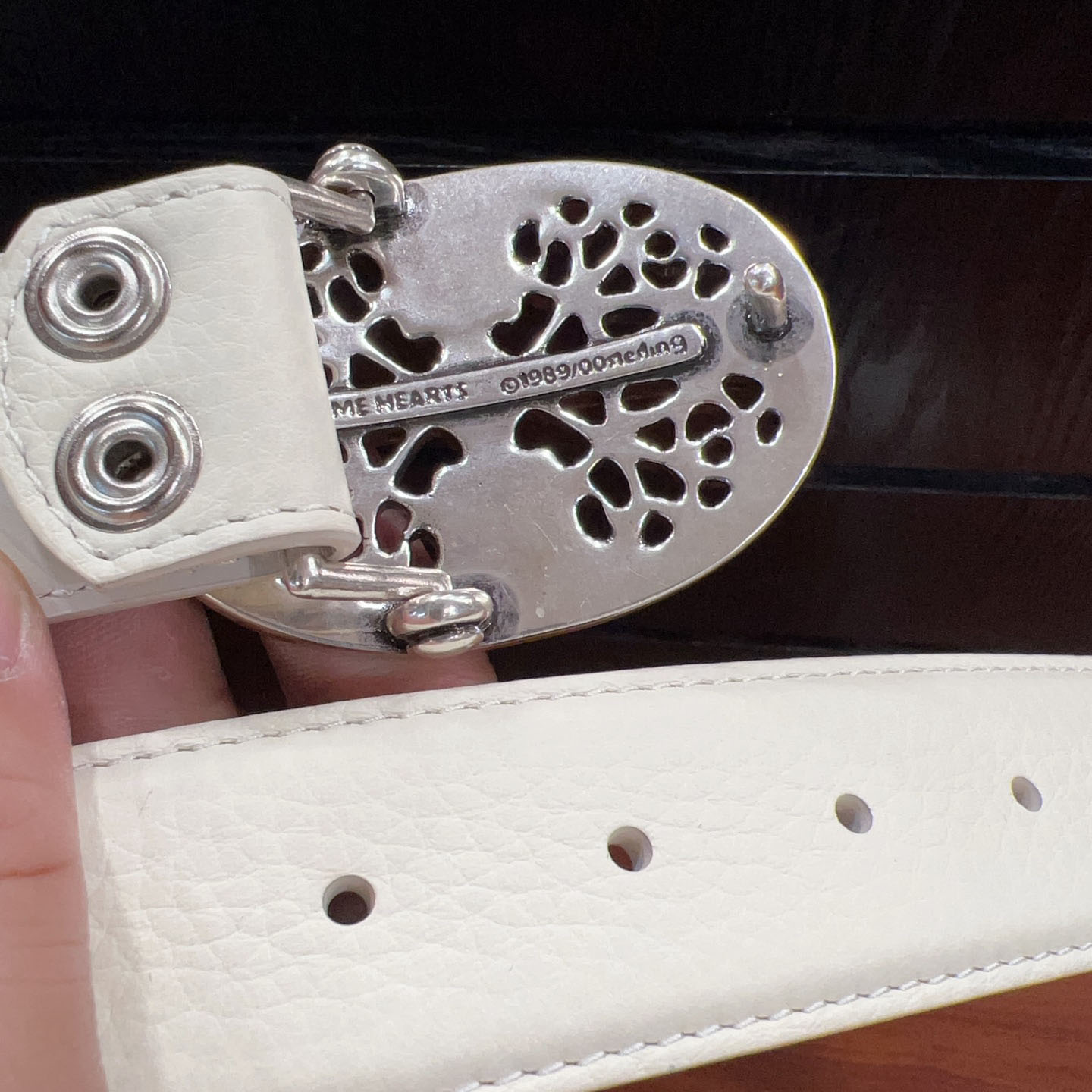Chrome Hearts Leather Belt   - DopestKickz