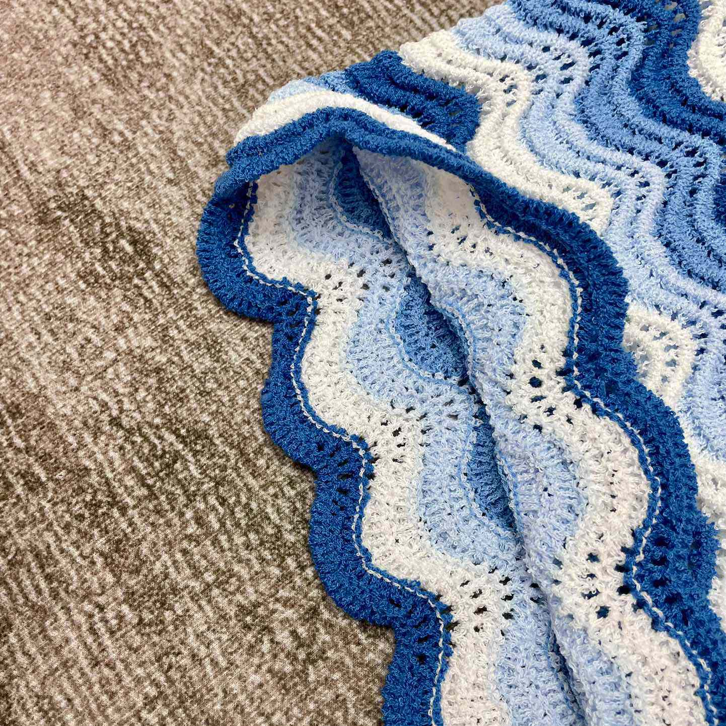 Casablanca Wavy Gradient Crochet Shorts  D008 - DopestKickz