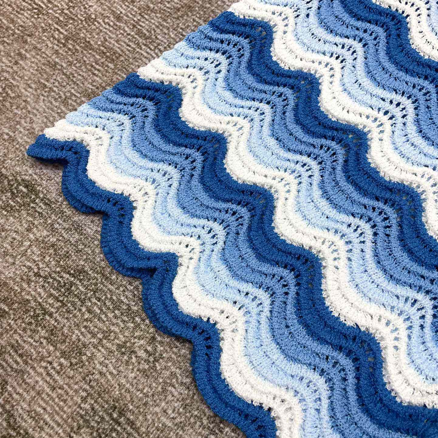 Casablanca Wavy Gradient Crochet Shorts  D008 - DopestKickz