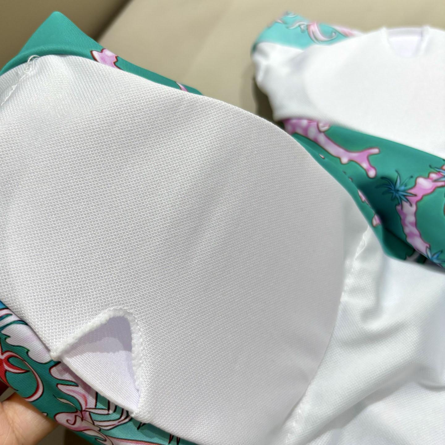 Versace Underwater Barocco Print Bodysuit - DopestKickz