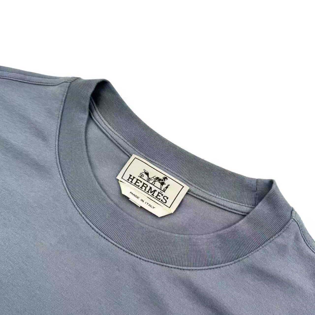 Hermes H Puzzle Leather Embroidery T-Shirt  - DopestKickz