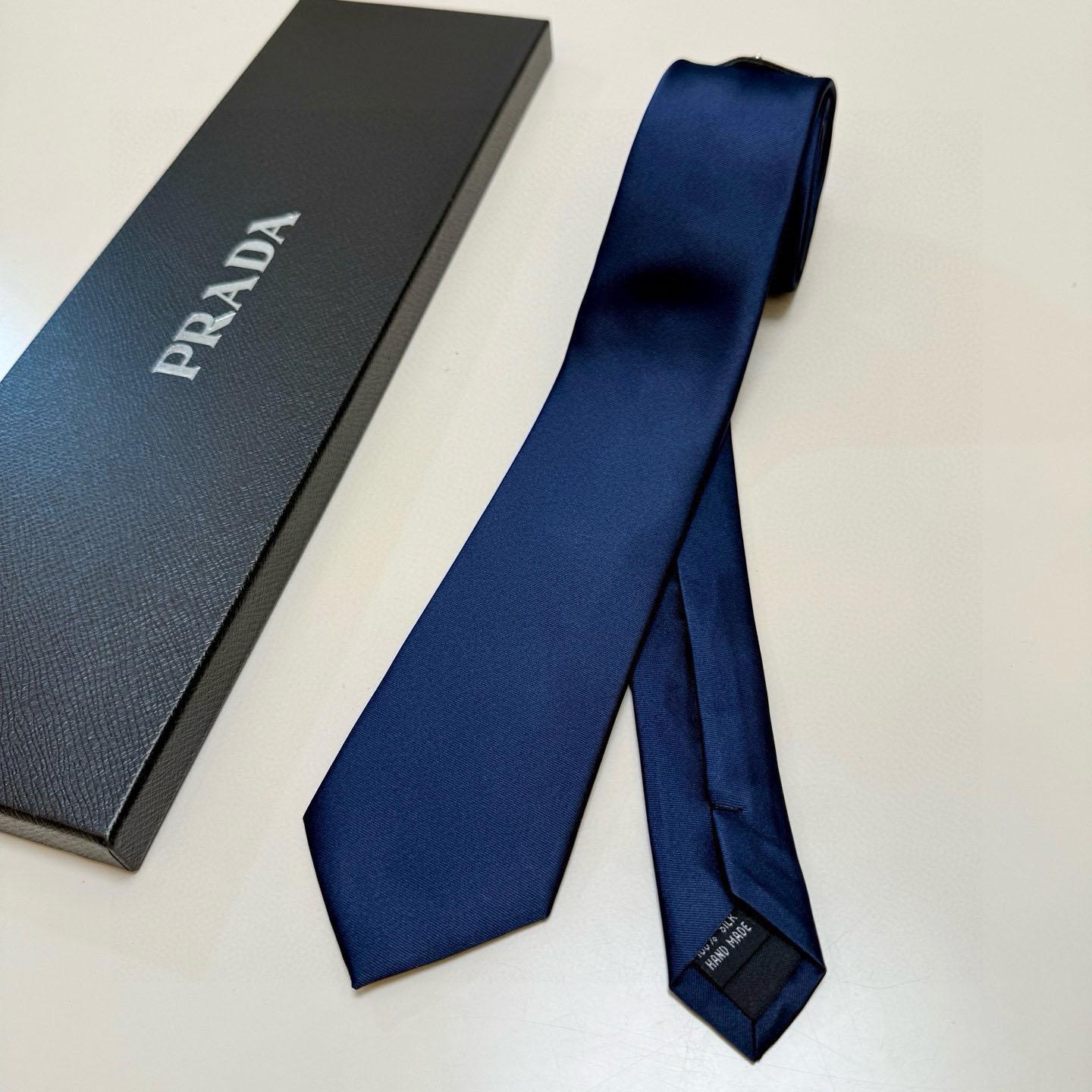 Prada Prada Logo Tie - DopestKickz