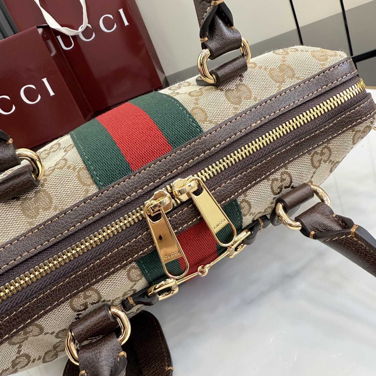 Gucci Borsetto Medium Boston Bag - DopestKickz