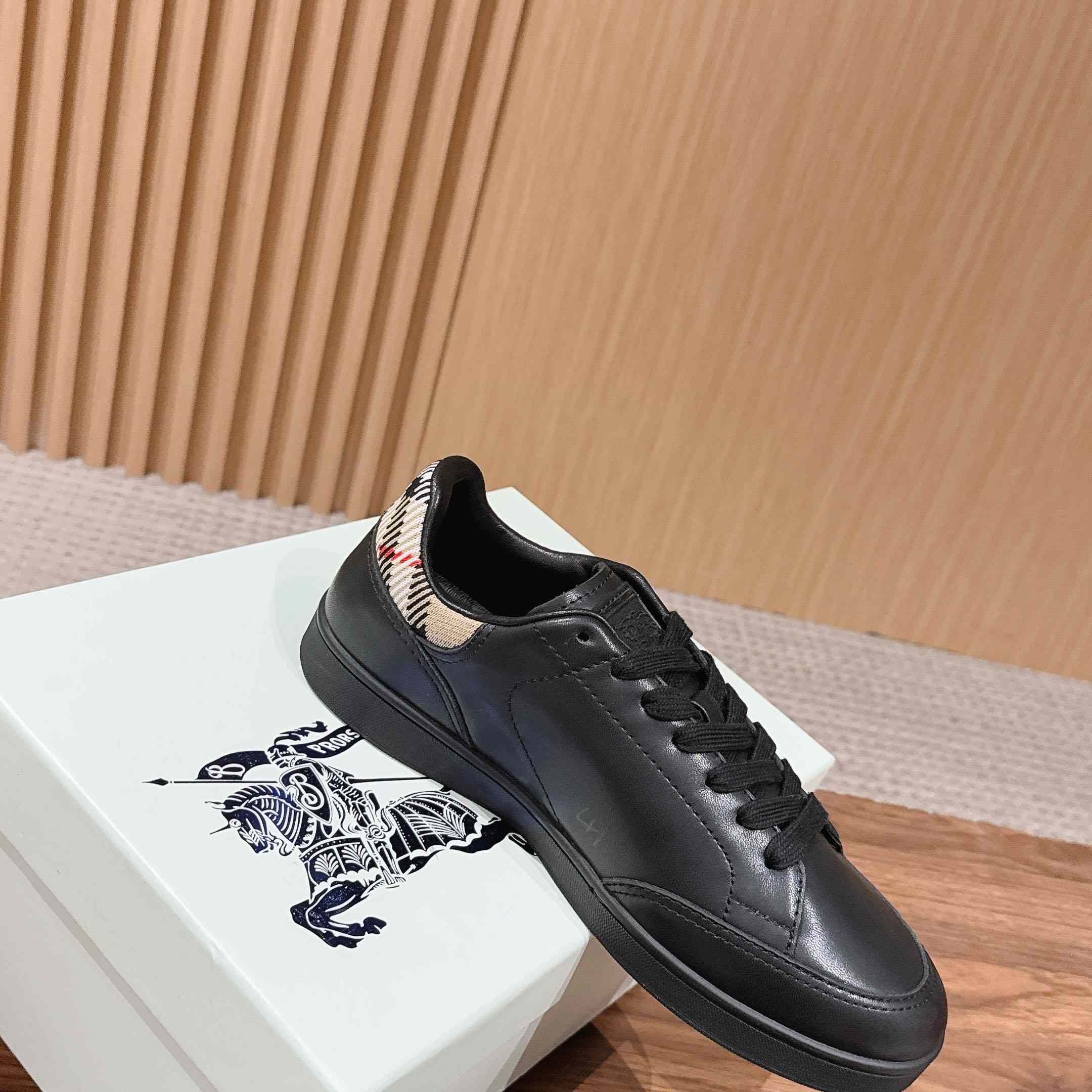 Burberry Leather Set Sneakers​ - DopestKickz