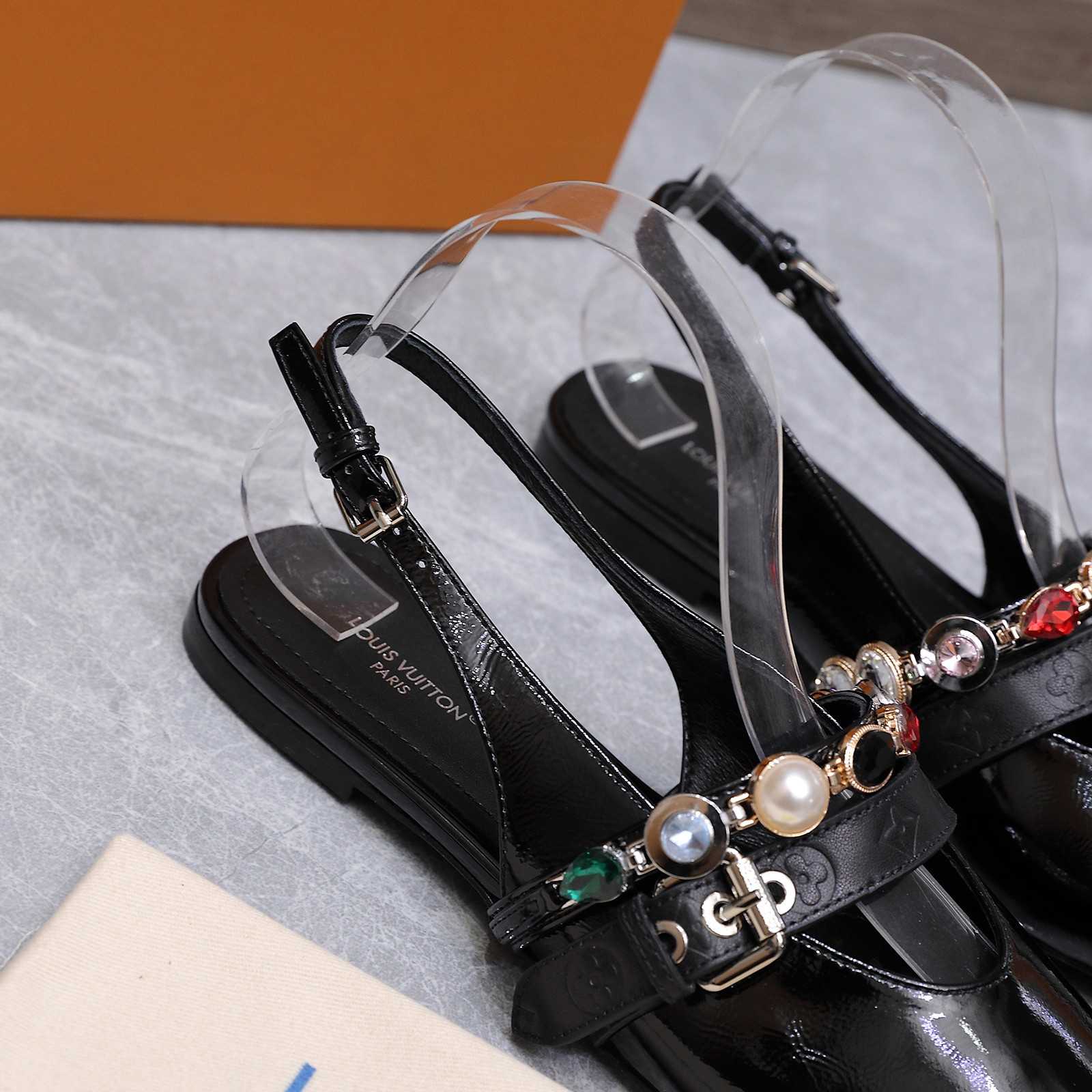 Louis Vuitton LV Vibe Slingback Flat Ballerina   1AIU07 - DopestKickz