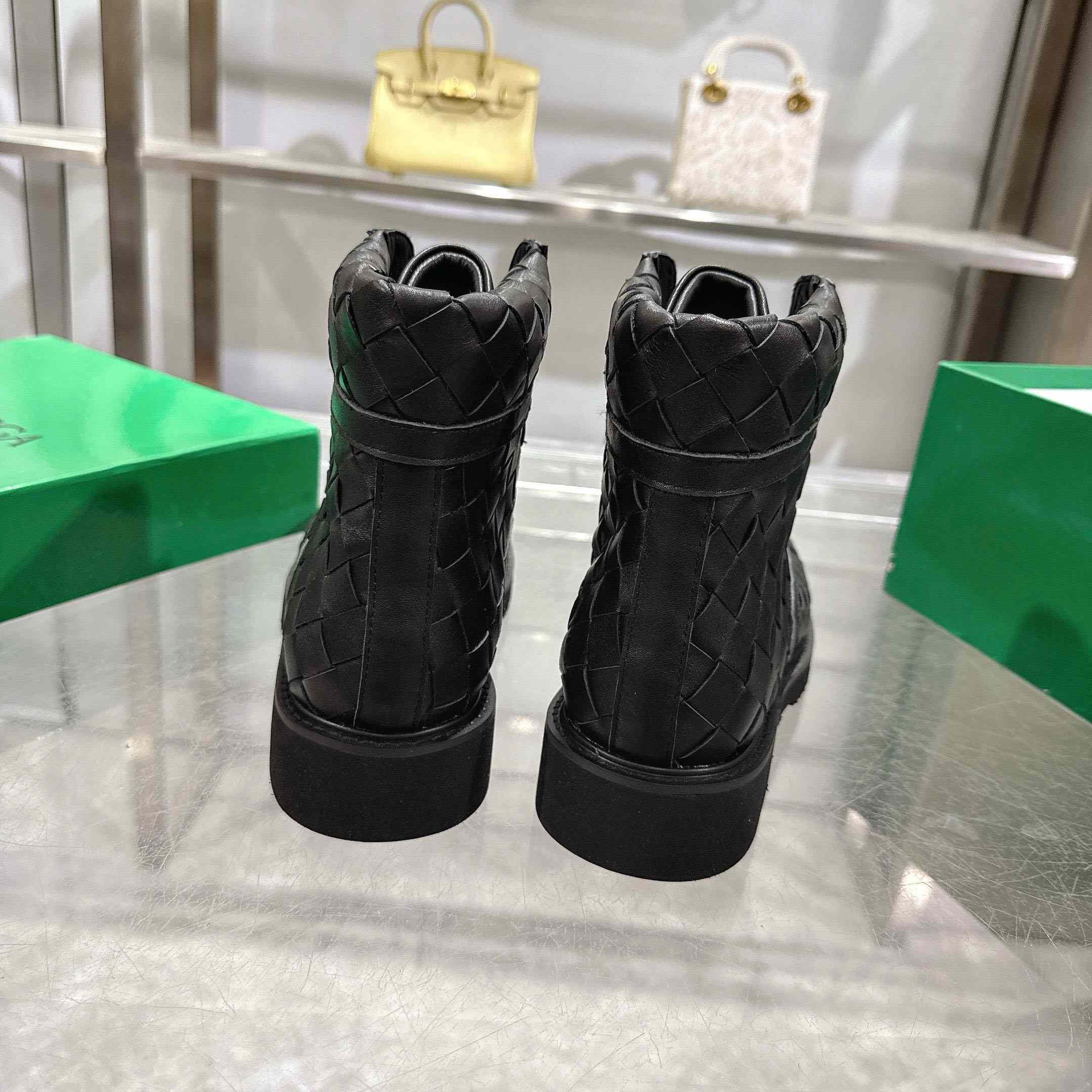 Bottega Veneta Haddock Lace-Up Ankle Boot - DopestKickz