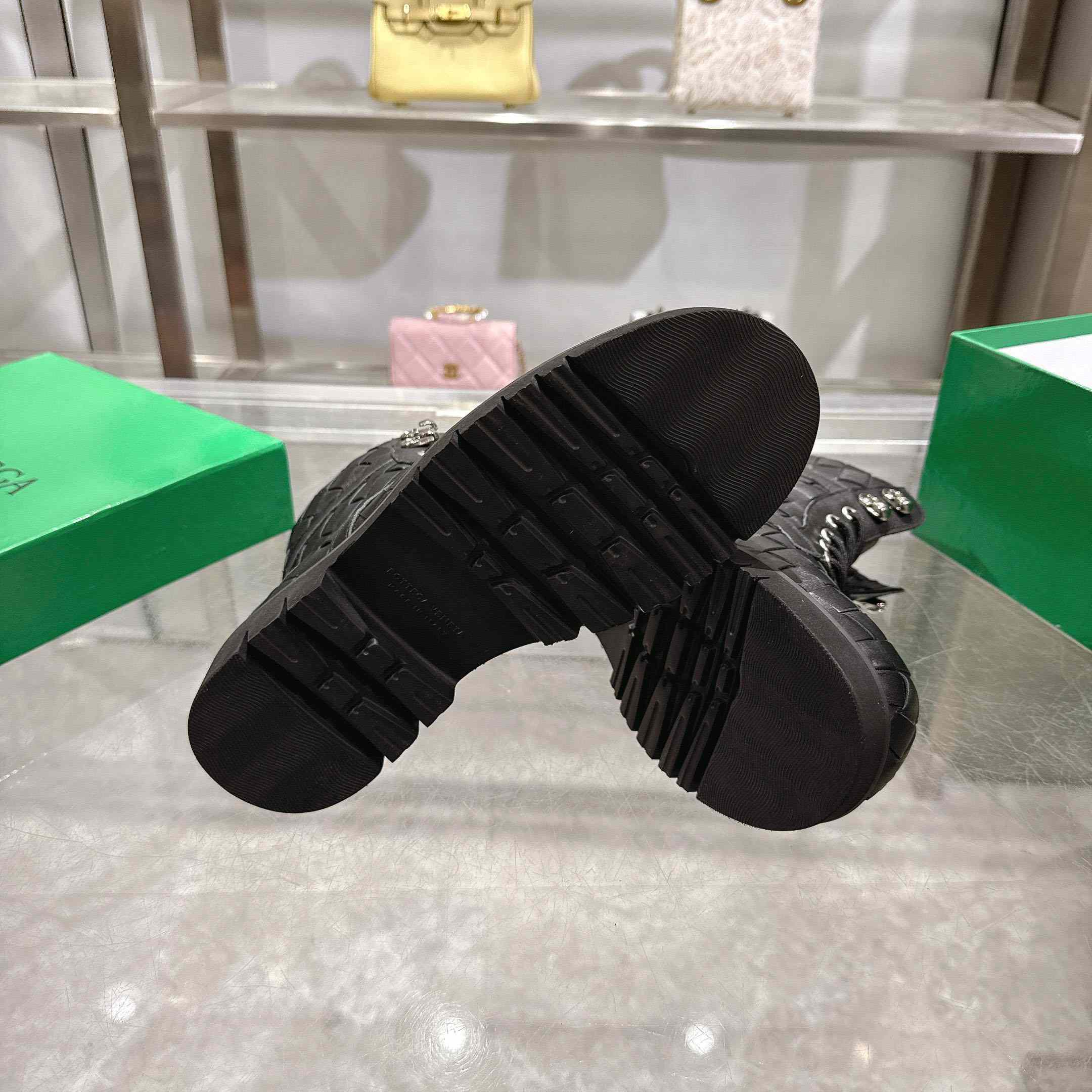 Bottega Veneta Haddock Lace-Up Ankle Boot - DopestKickz