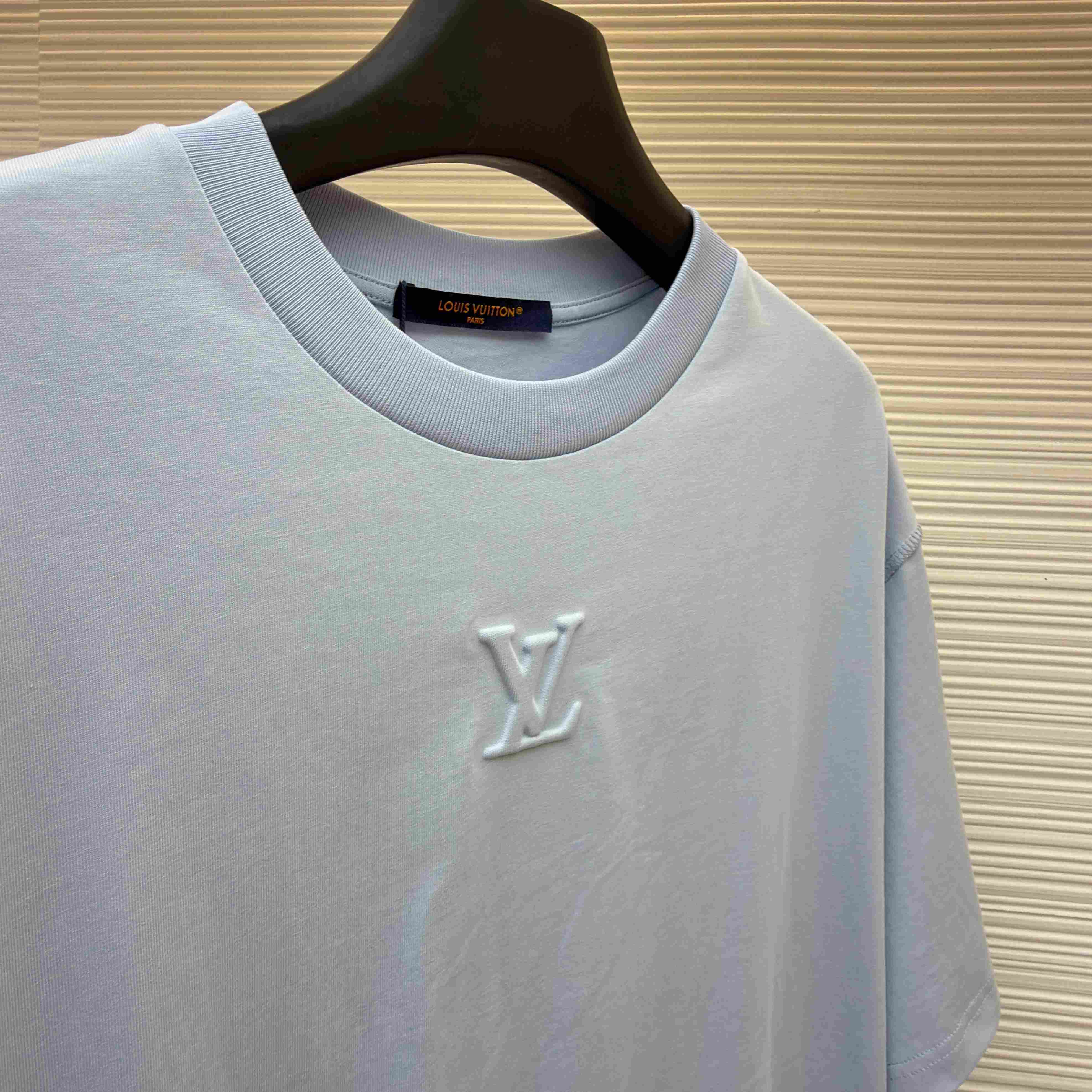 Louis Vuitton Embossed LV T-Shirt   1AJAYF - DopestKickz