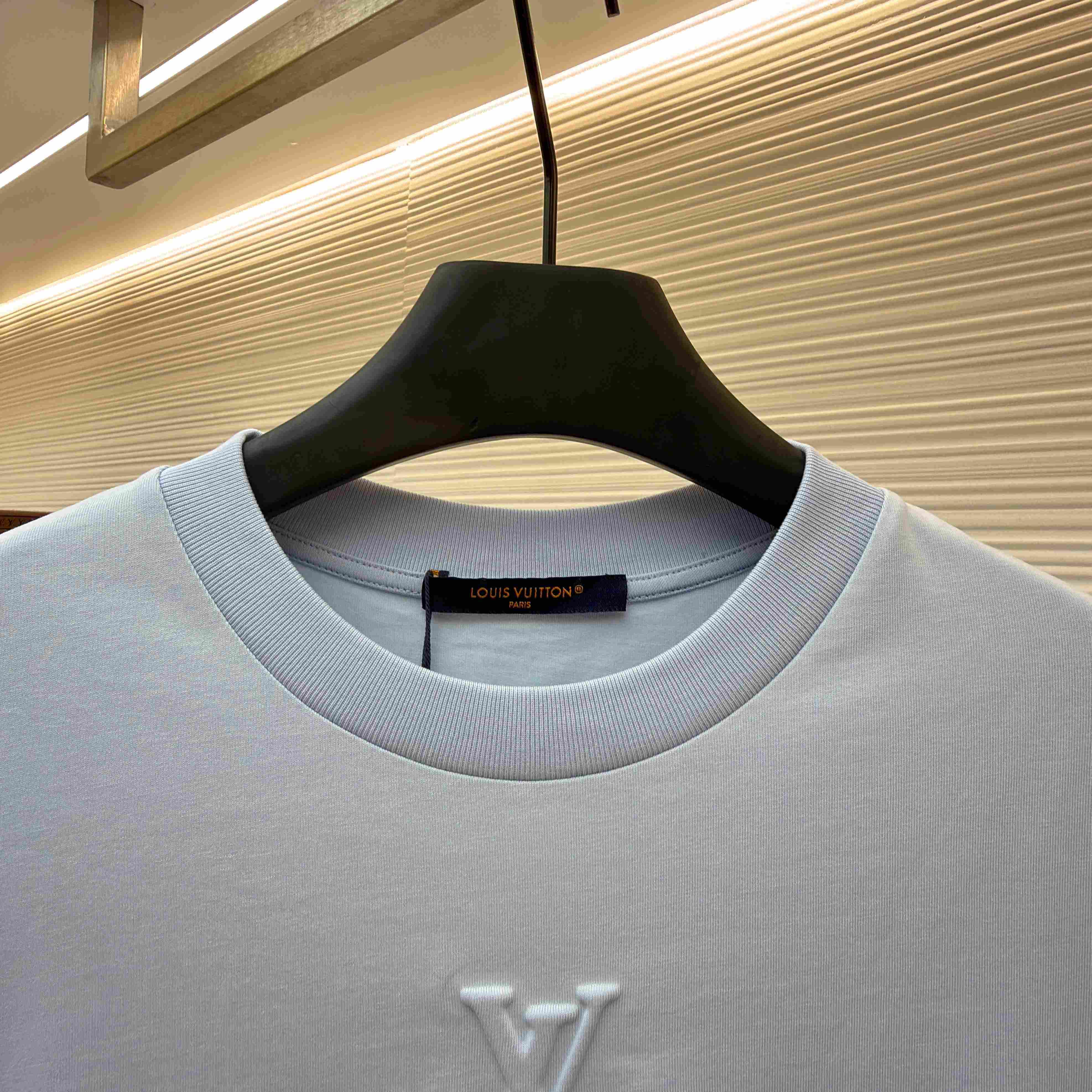 Louis Vuitton Embossed LV T-Shirt   1AJAYF - DopestKickz