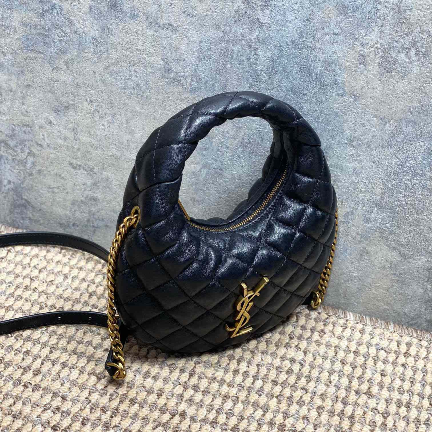 Saint Laurent ICARINO Mini In Quilted Nappa - DopestKickz