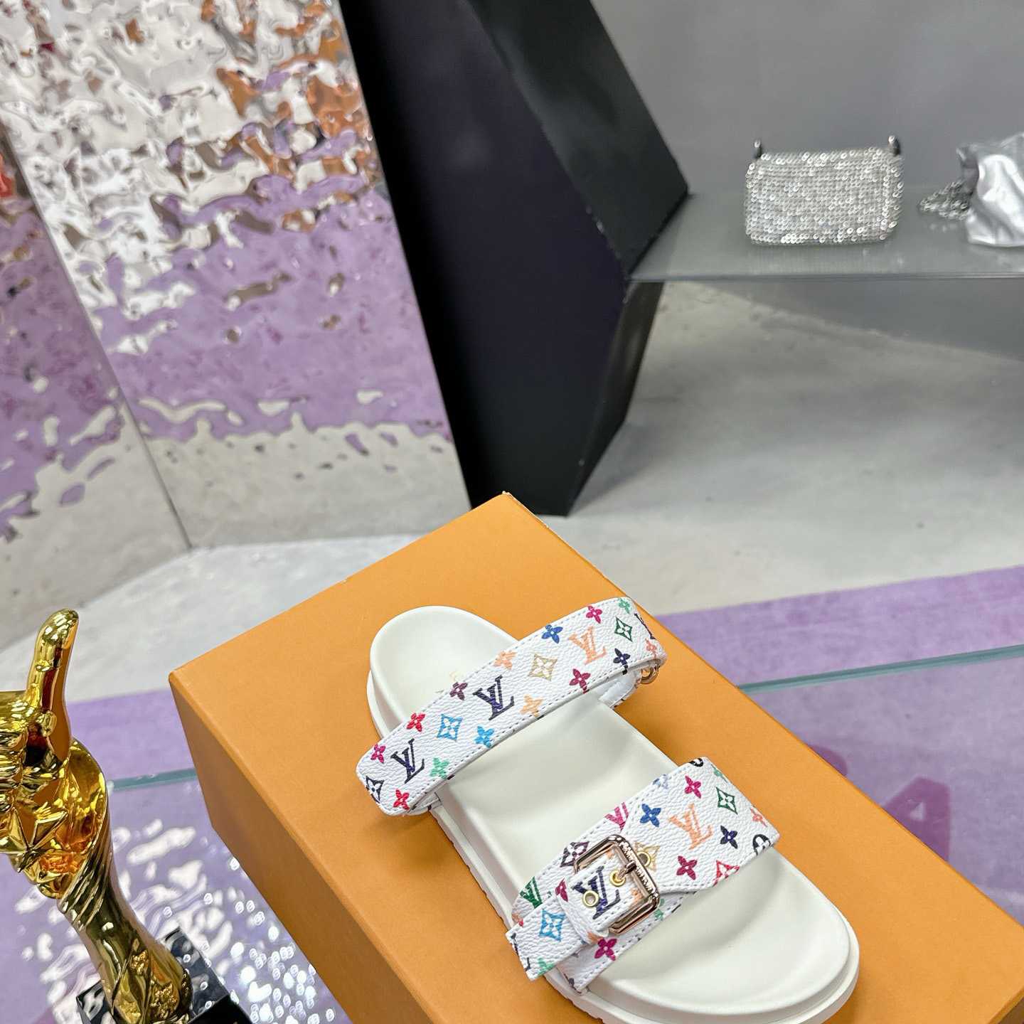 Louis Vuitton LV x TM Bom Dia Flat Comfort Mule 1AJLI7 - DopestKickz