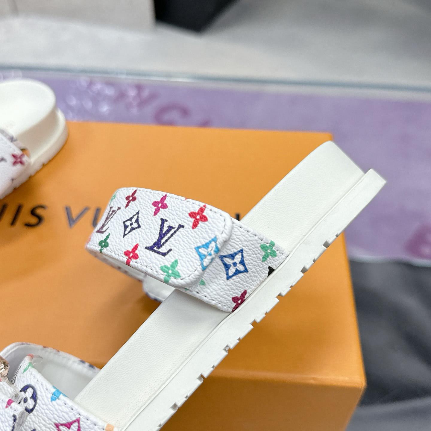 Louis Vuitton LV x TM Bom Dia Flat Comfort Mule 1AJLI7 - DopestKickz