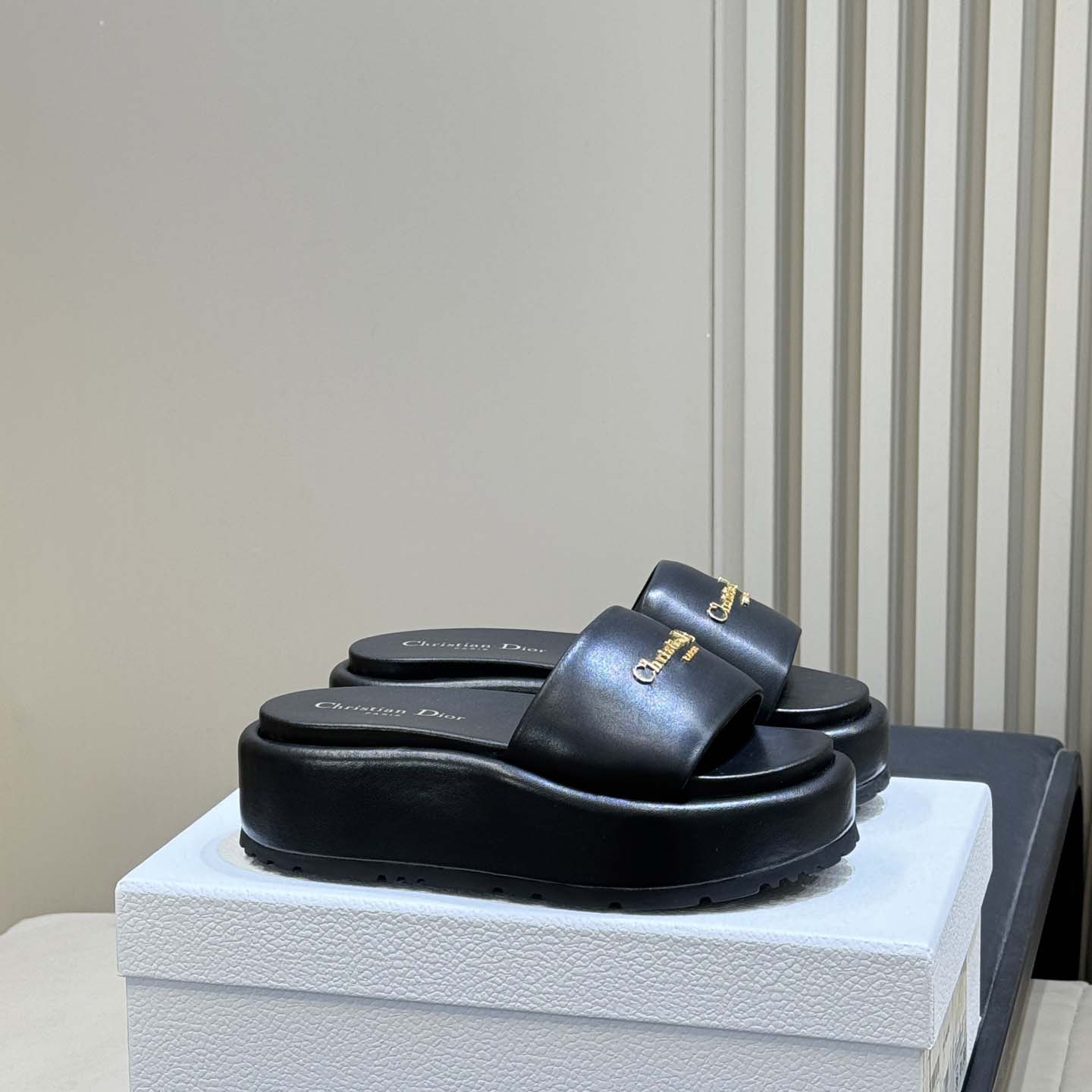 Dior D-Lane Platform Slide - DopestKickz