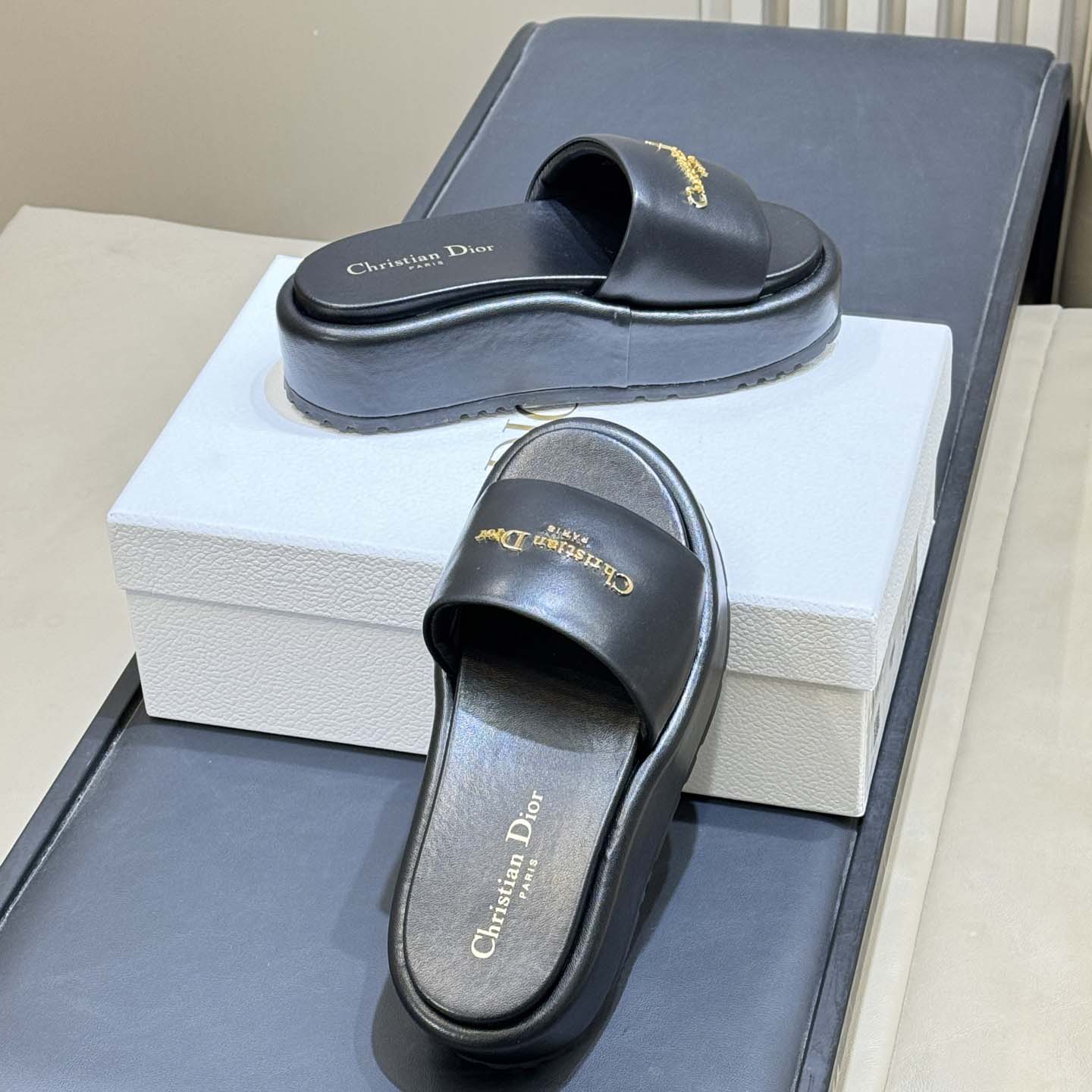 Dior D-Lane Platform Slide - DopestKickz