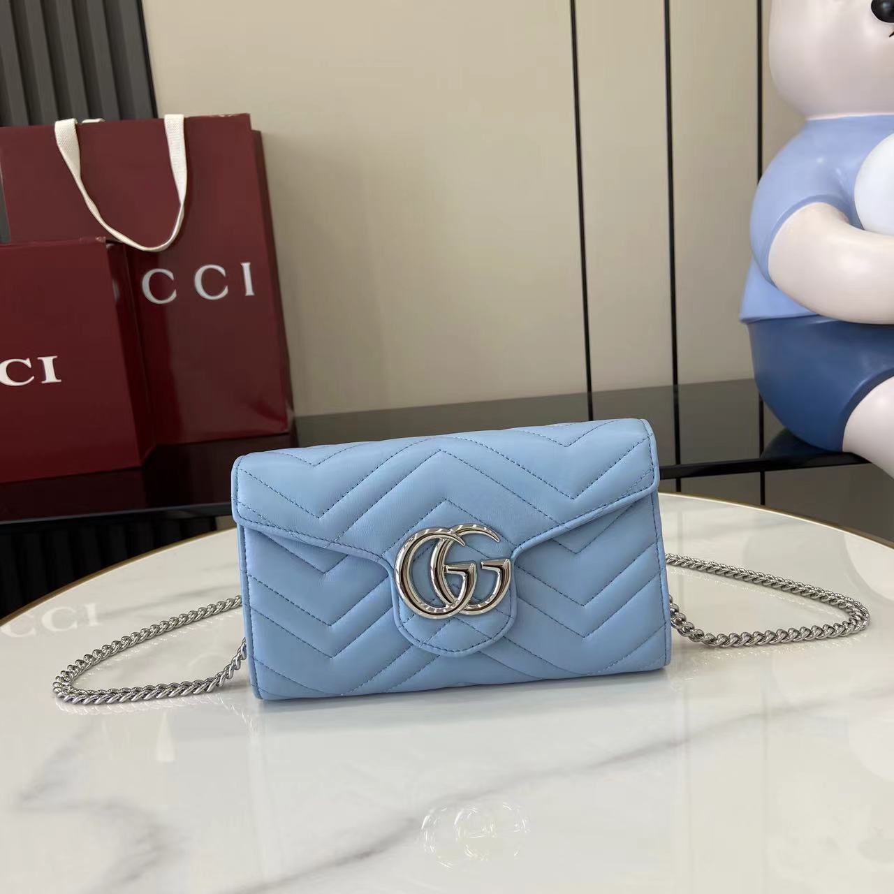 Gucci GG Marmont Wallet On Chain - DopestKickz
