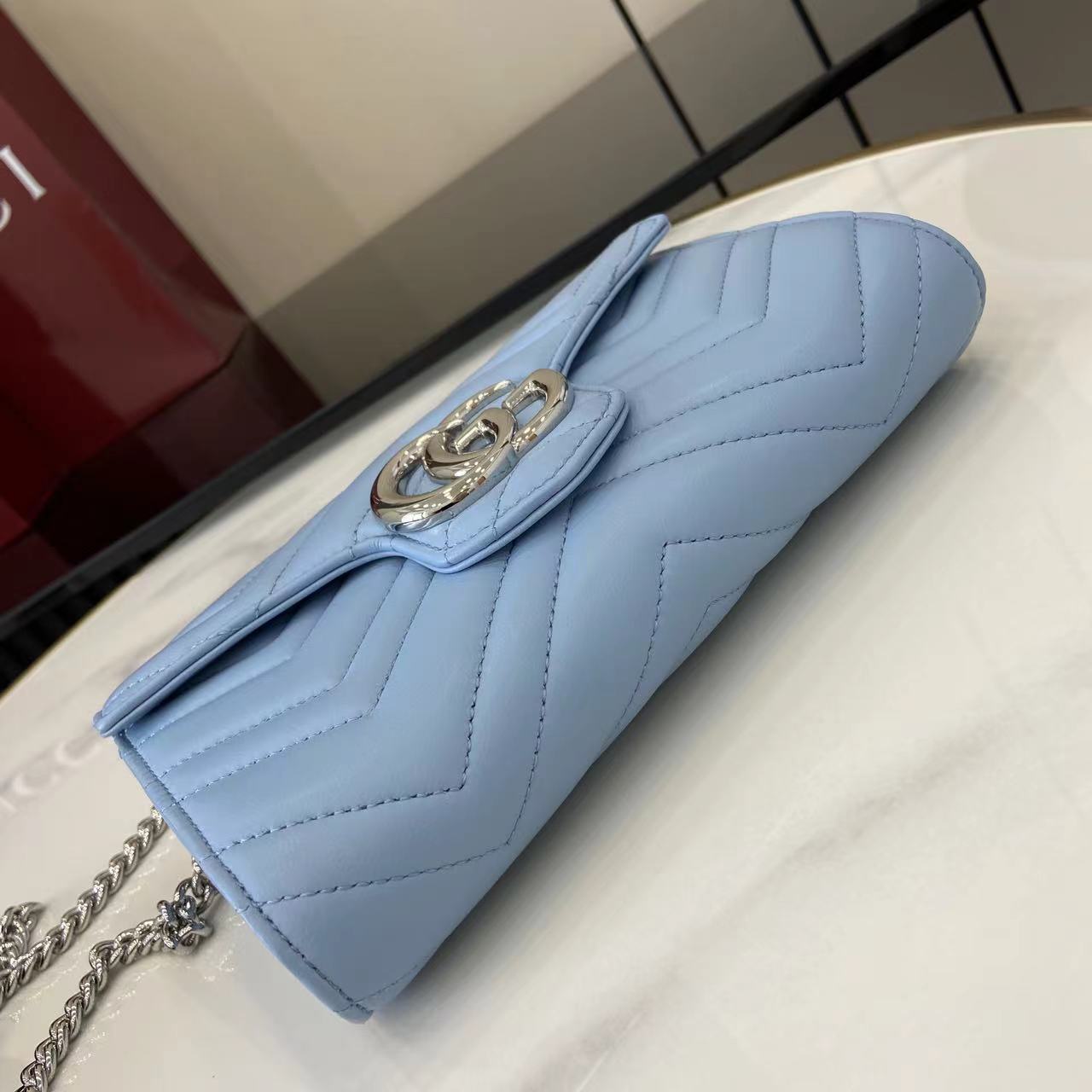 Gucci GG Marmont Wallet On Chain - DopestKickz