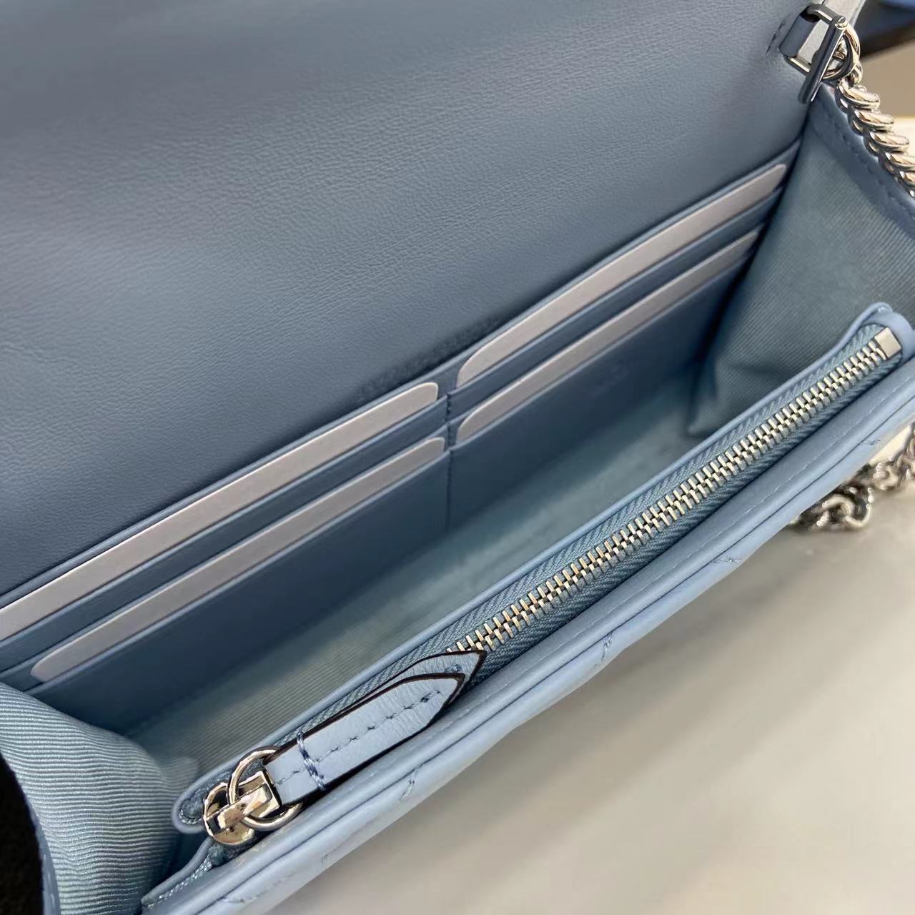 Gucci GG Marmont Wallet On Chain - DopestKickz