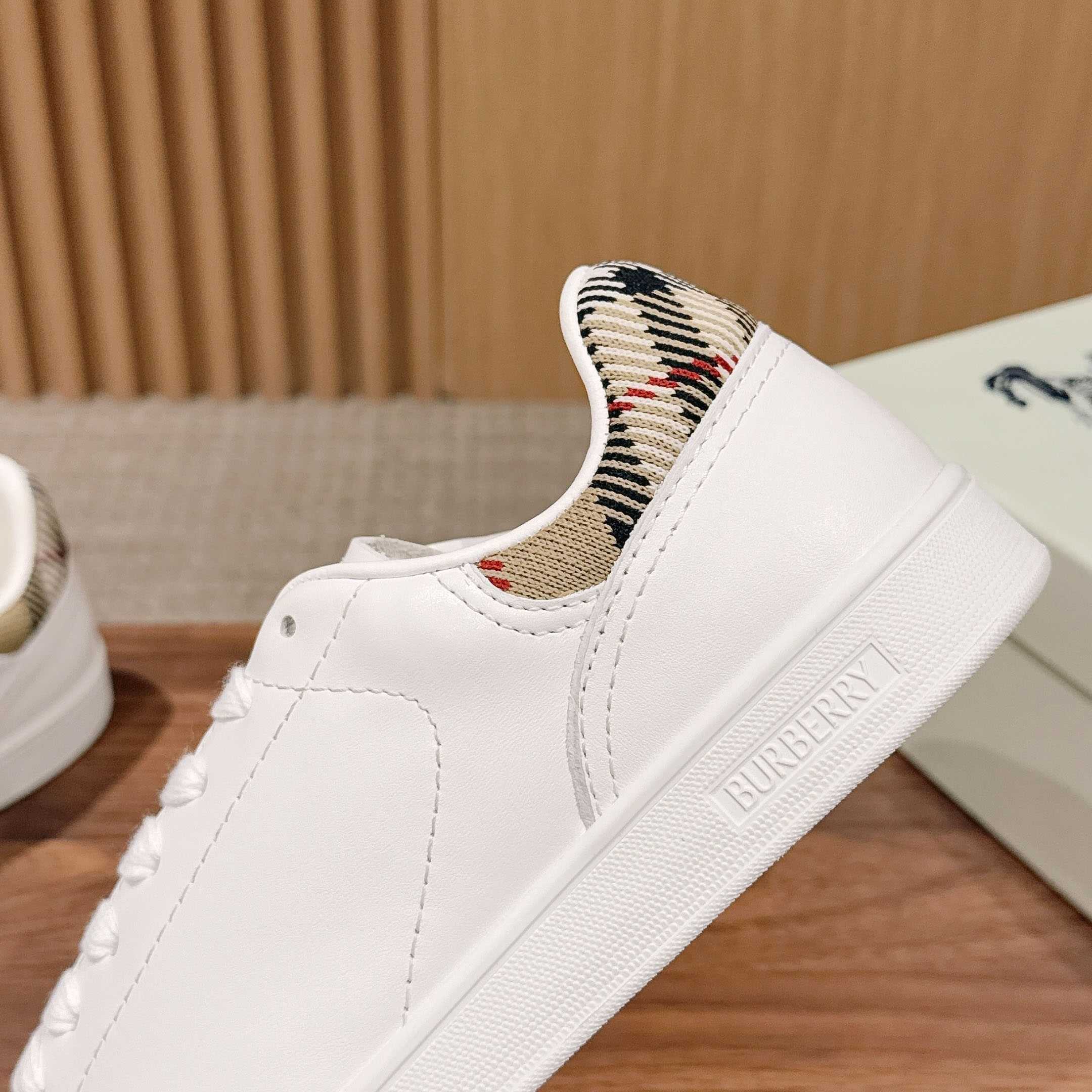 Burberry Leather Set Sneakers​ - DopestKickz