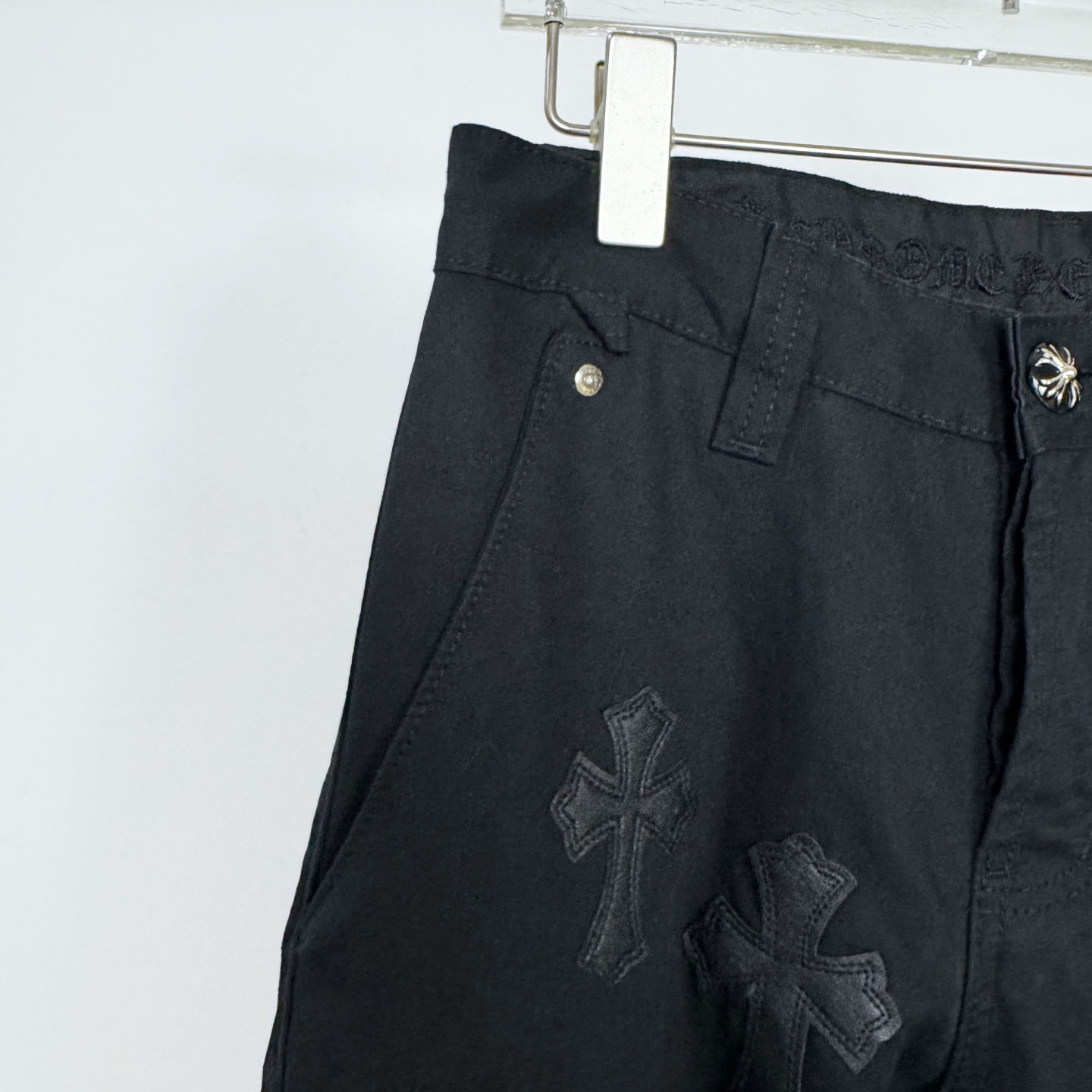 Chrome Hearts Cross Patch Chino Pants 'Black/Camo' - DopestKickz