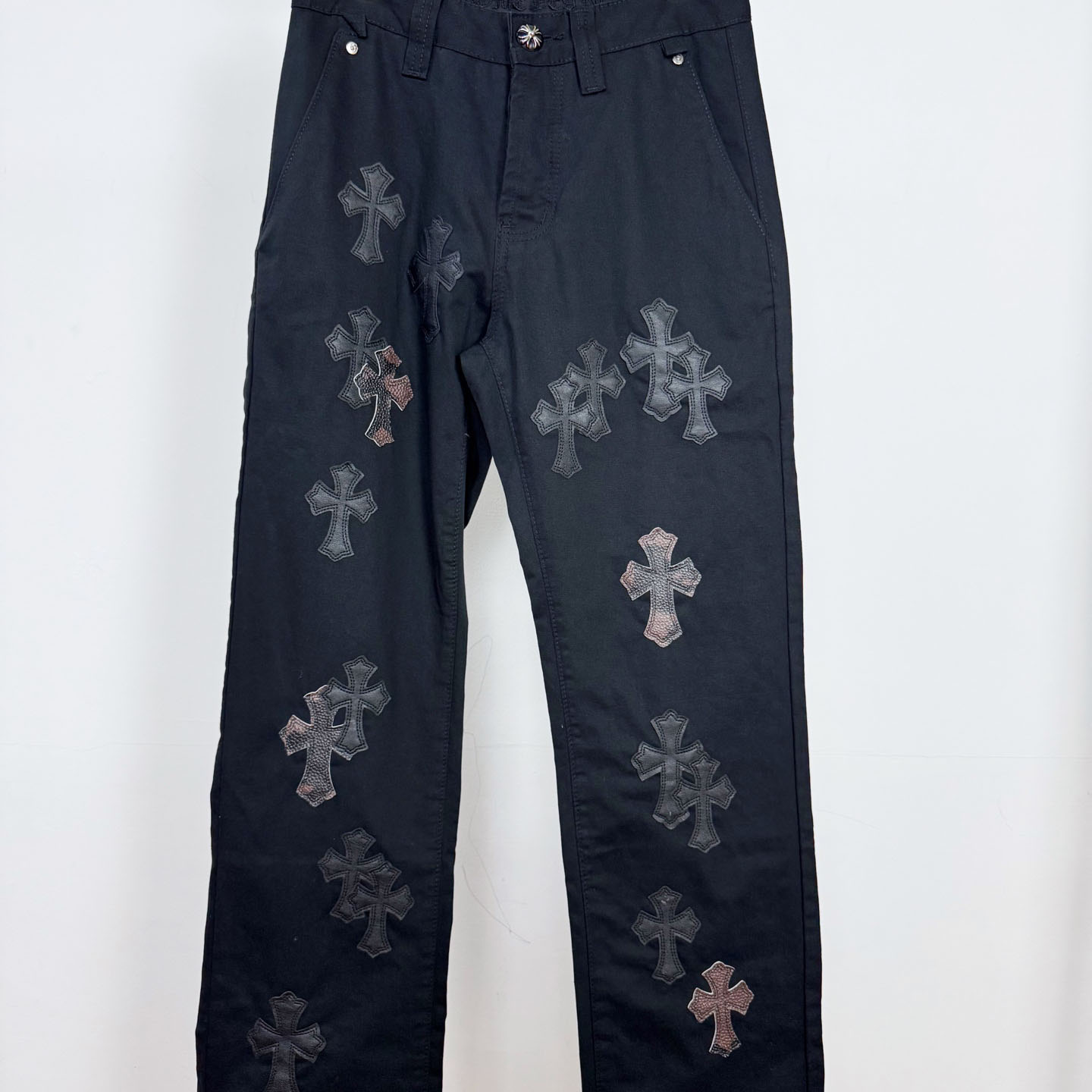 Chrome Hearts Cross Patch Chino Pants 'Black/Camo' - DopestKickz